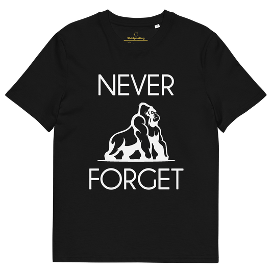 Harambe Premium Organic T-Shirt Meme - Black | Shirtposting
