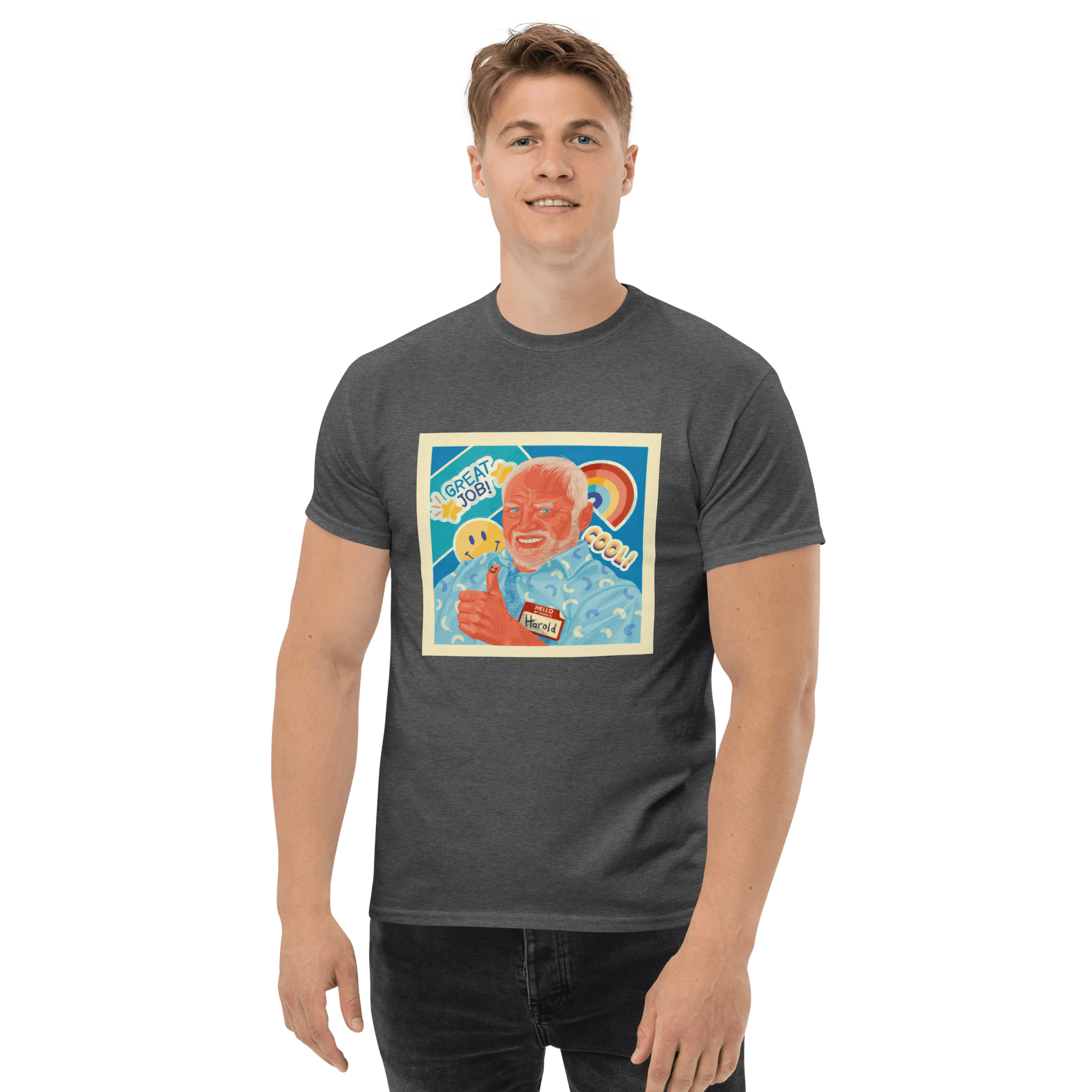 Hide The Pain Herold Classic T-Shirt Meme - Royal | Shirtposting