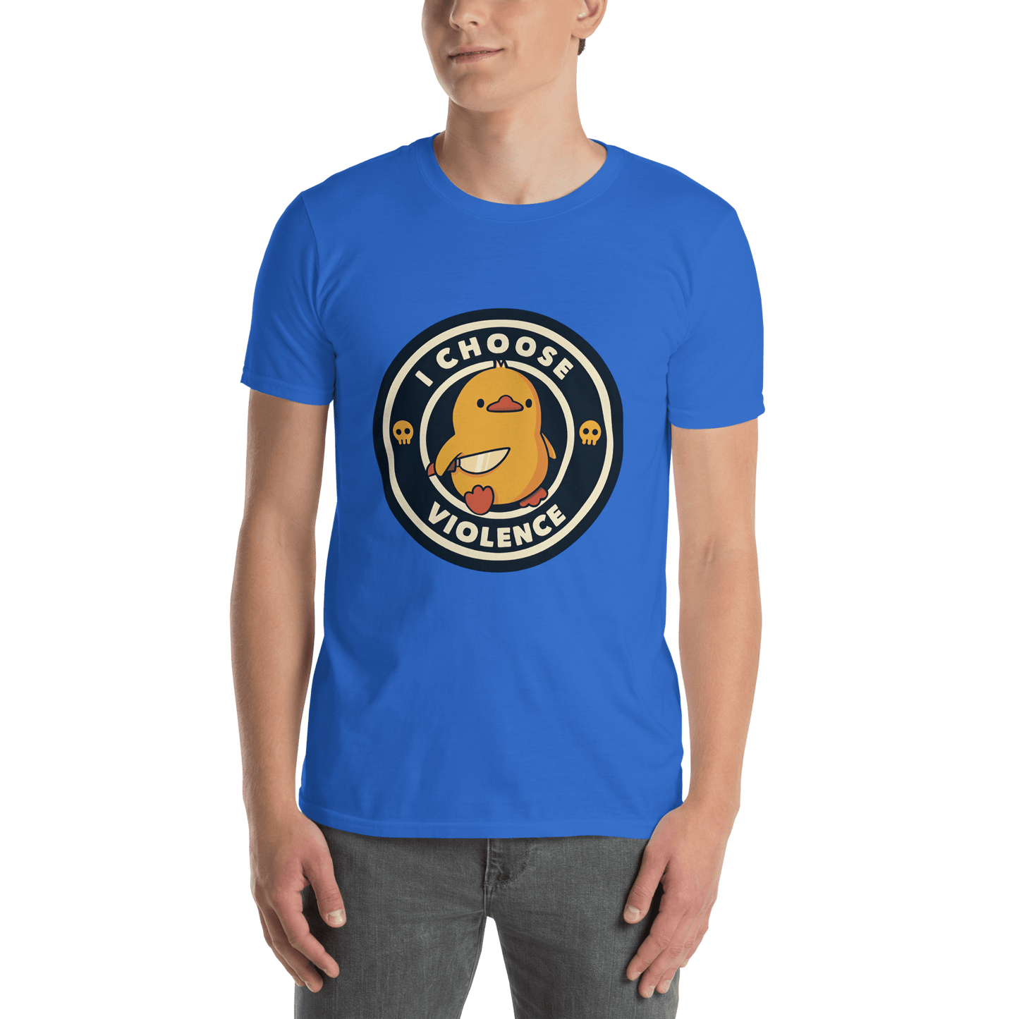 I Choose Violence Classic T-Shirt Meme - Royal | Shirtposting