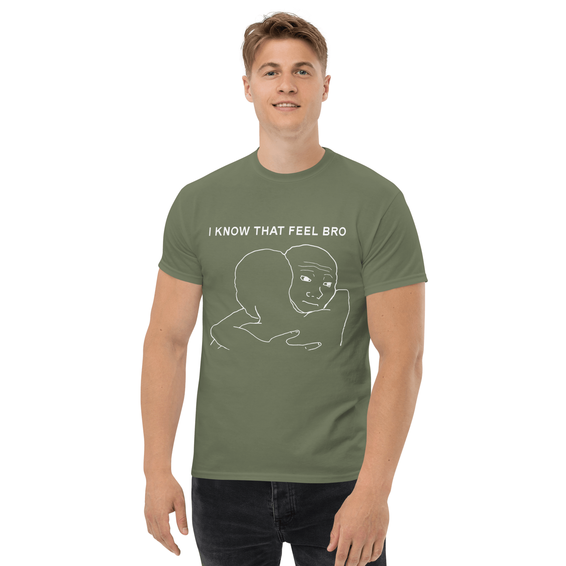I Know That Feel Classic T-Shirt Meme - Black | Shirtposting