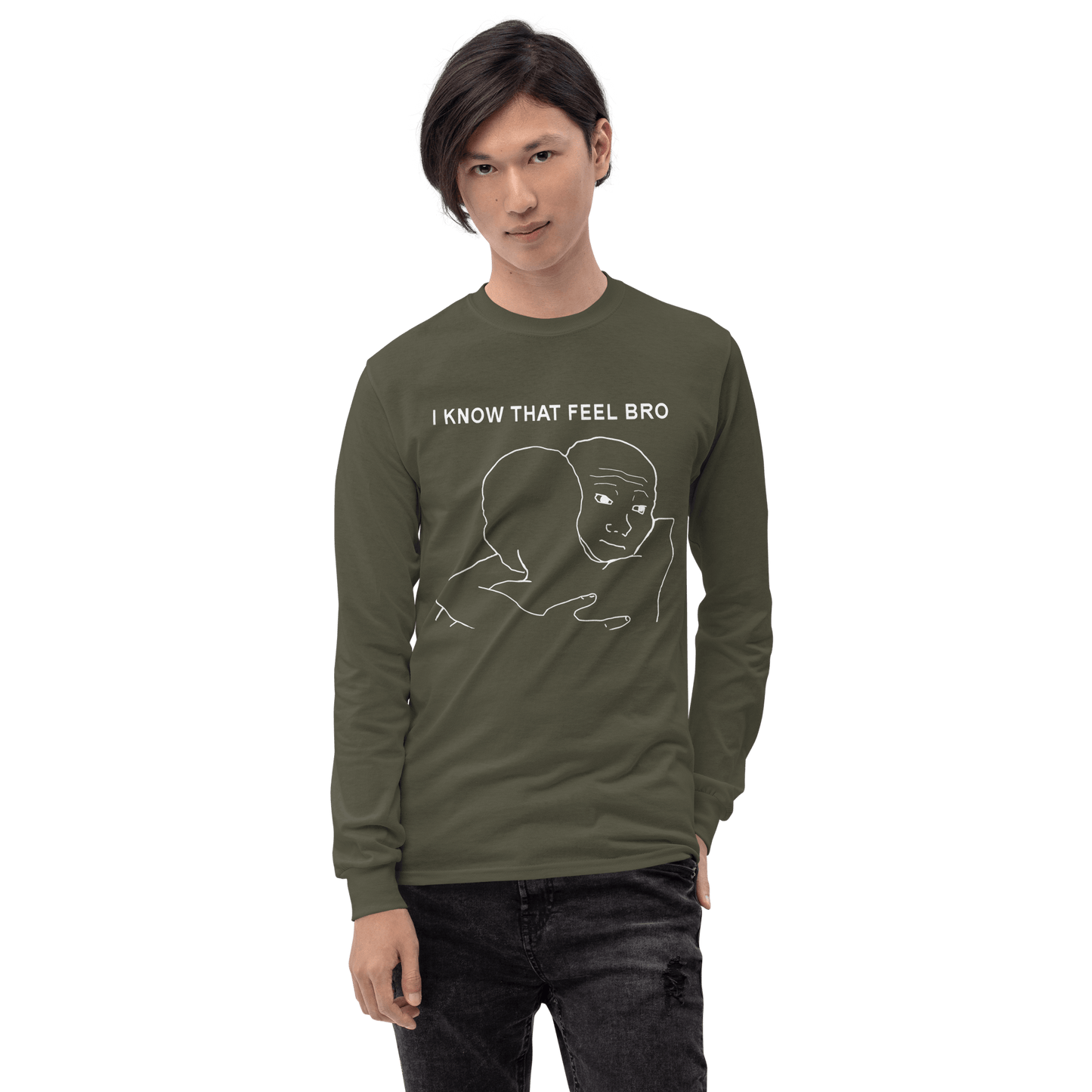 I Know That Feel Long Sleeve T-Shirt Meme - Royal | Shirtposting