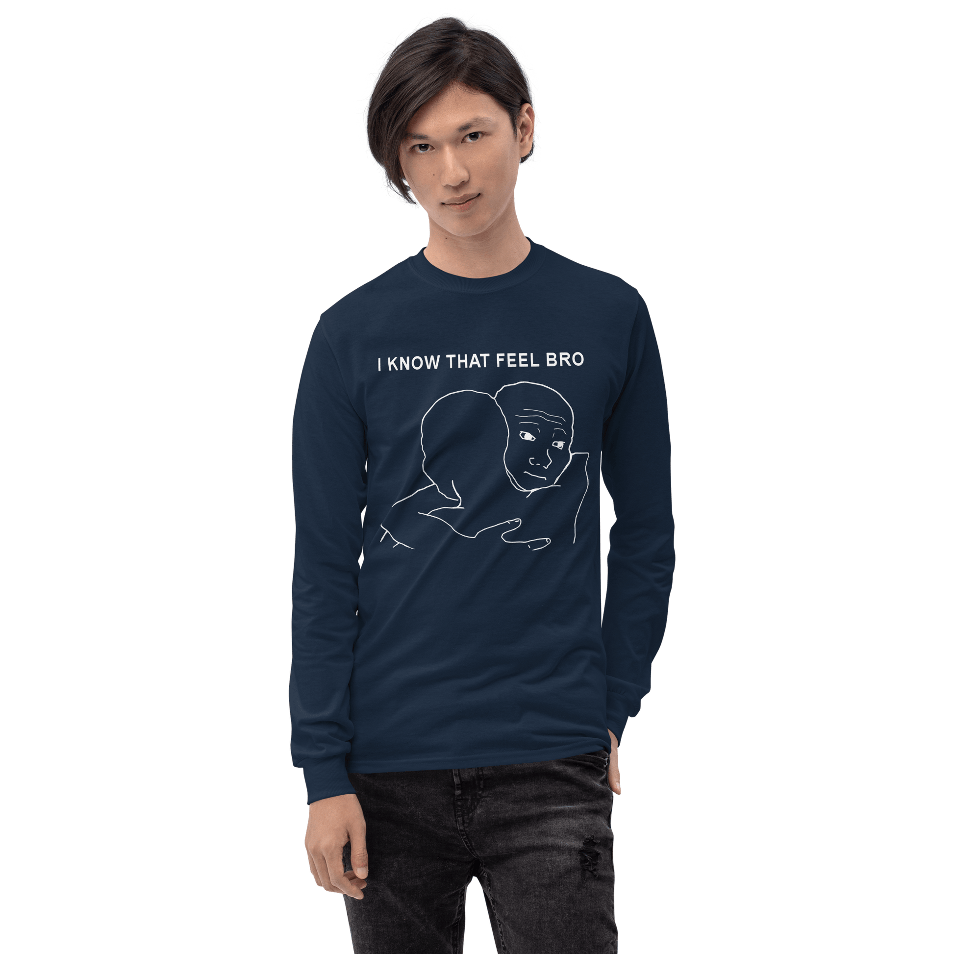 I Know That Feel Long Sleeve T-Shirt Meme - Royal | Shirtposting