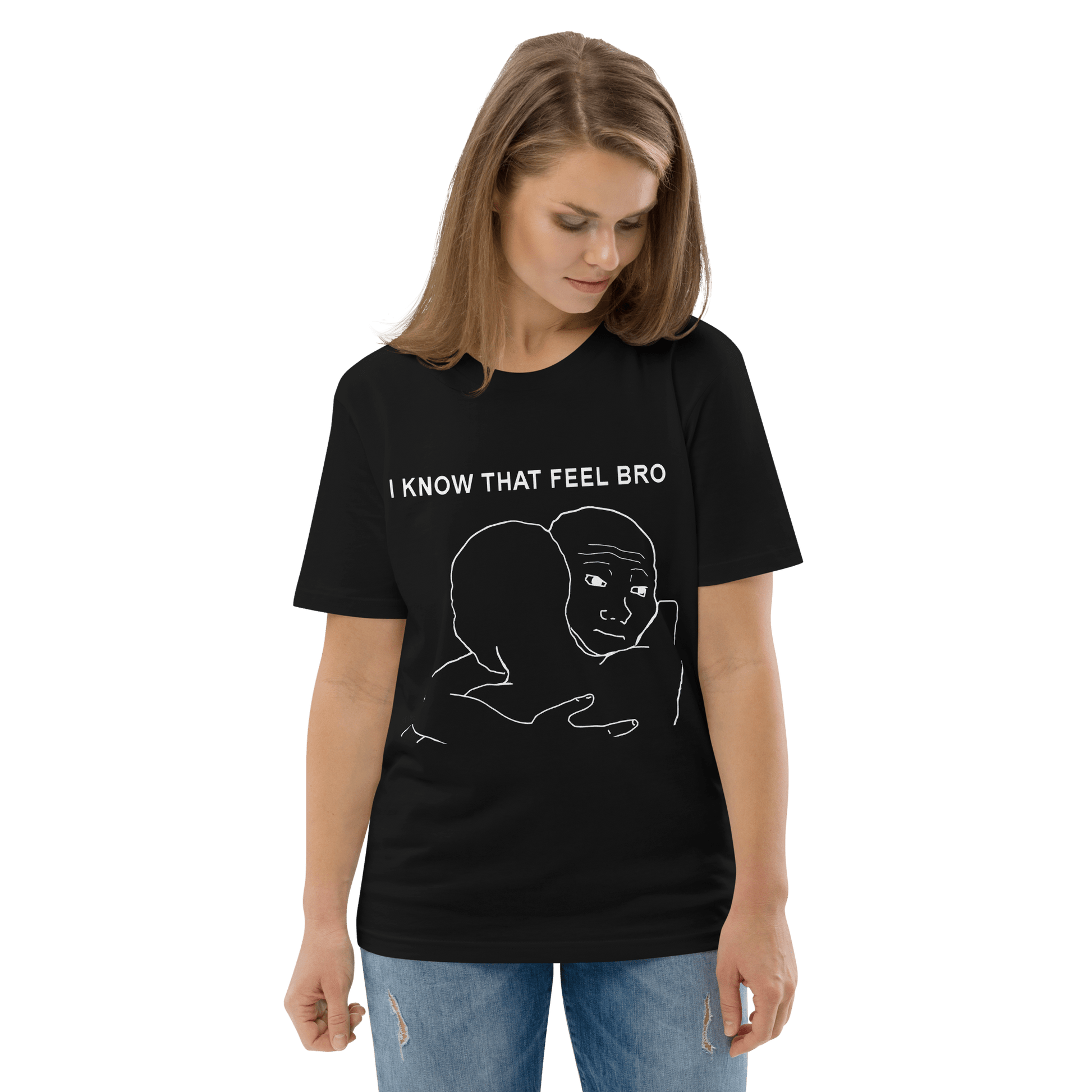 I Know That Feel Premium Organic T-Shirt Meme - Black | Shirtposting