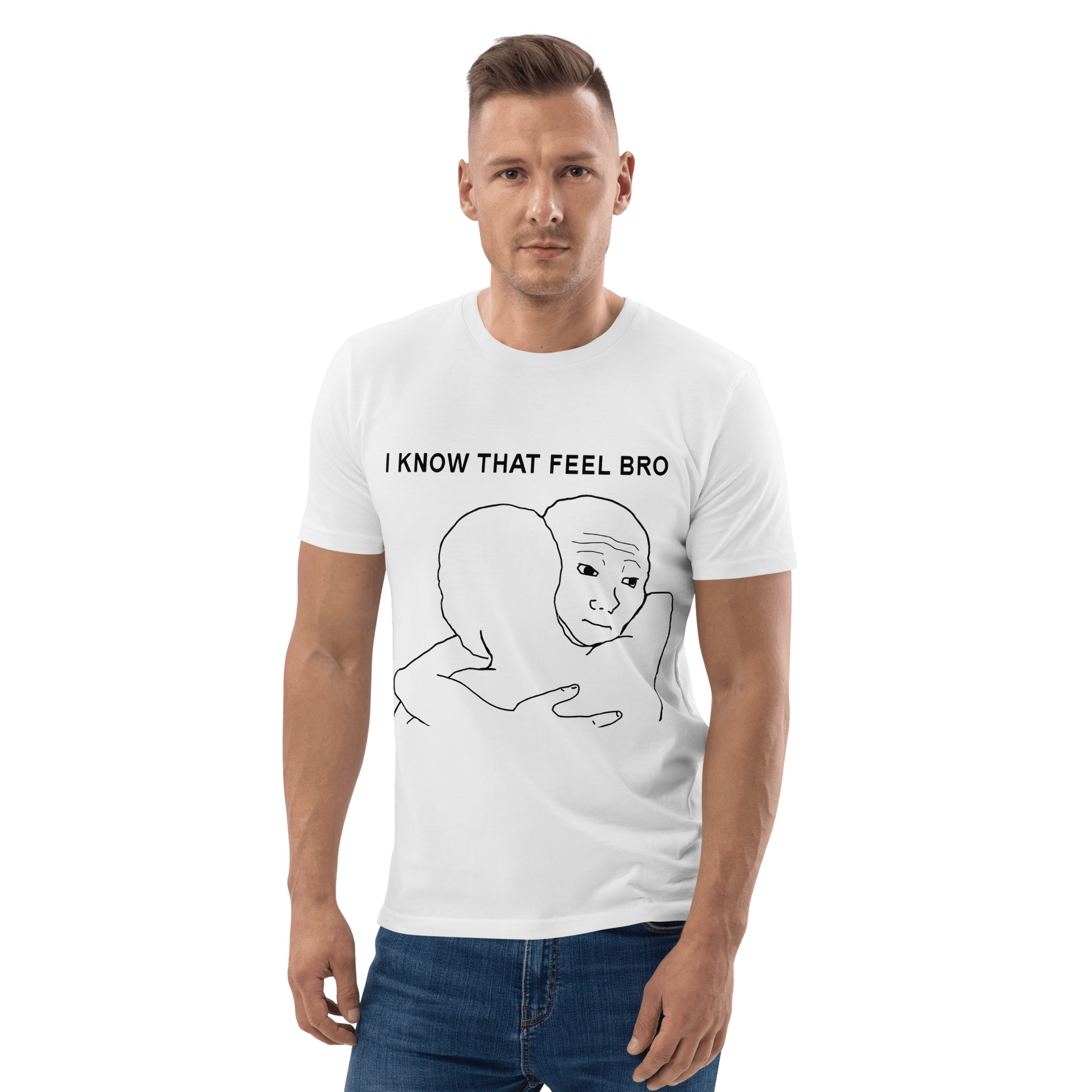I Know That Feel Premium Organic T-Shirt Meme - Cotton Pink | Shirtposting