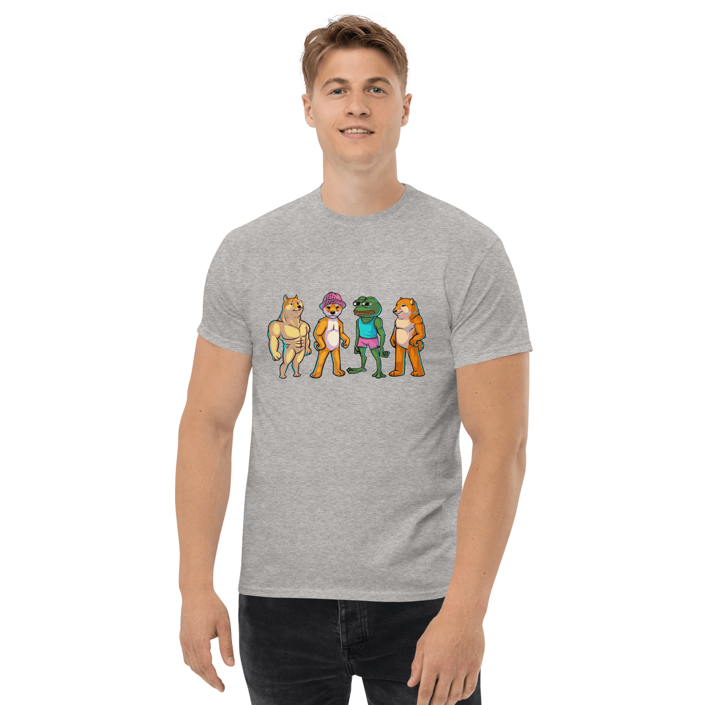 Meme Animal Classic T-Shirt Meme - Sand | Shirtposting