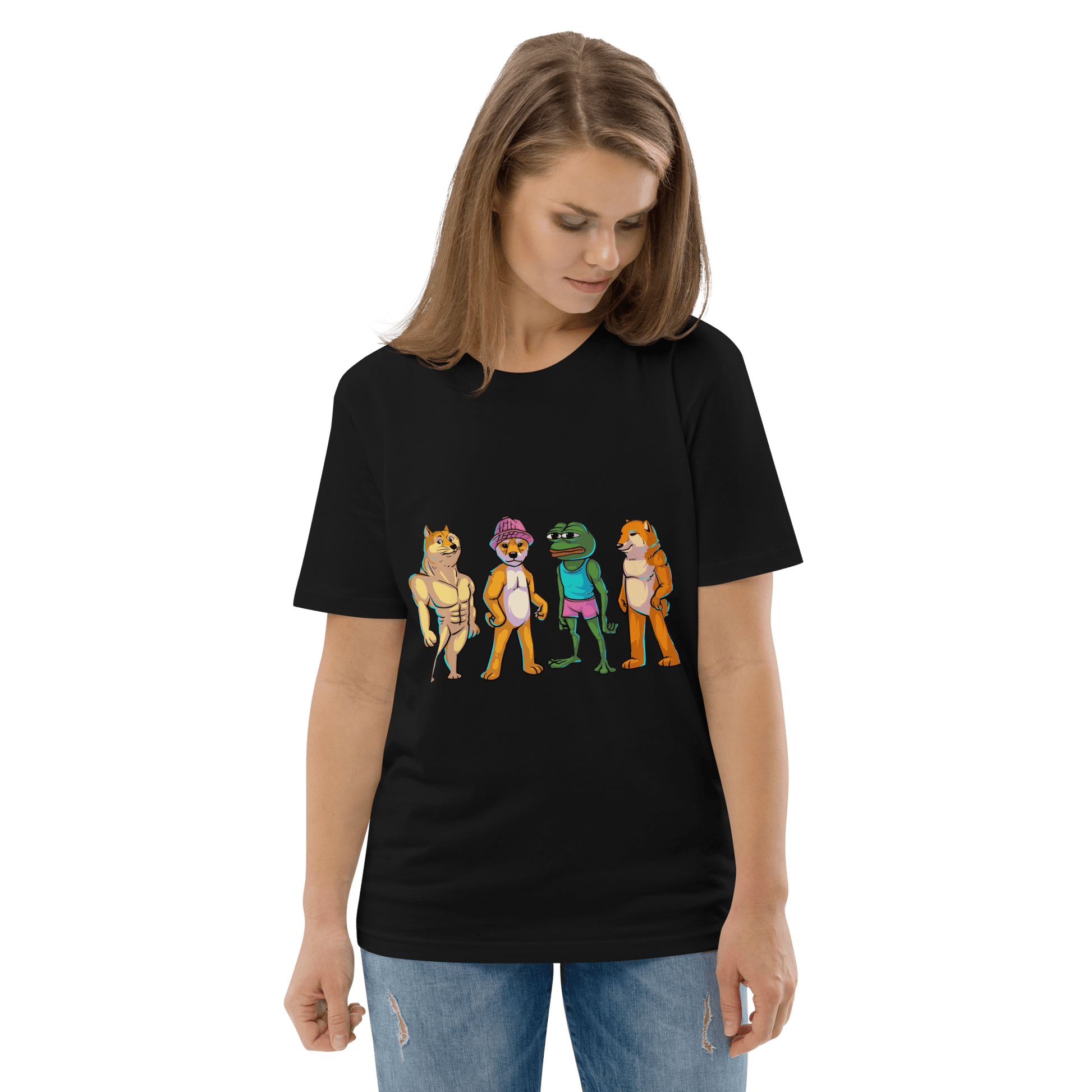 Meme Animal Premium Organic T-Shirt Meme - Cotton Pink | Shirtposting
