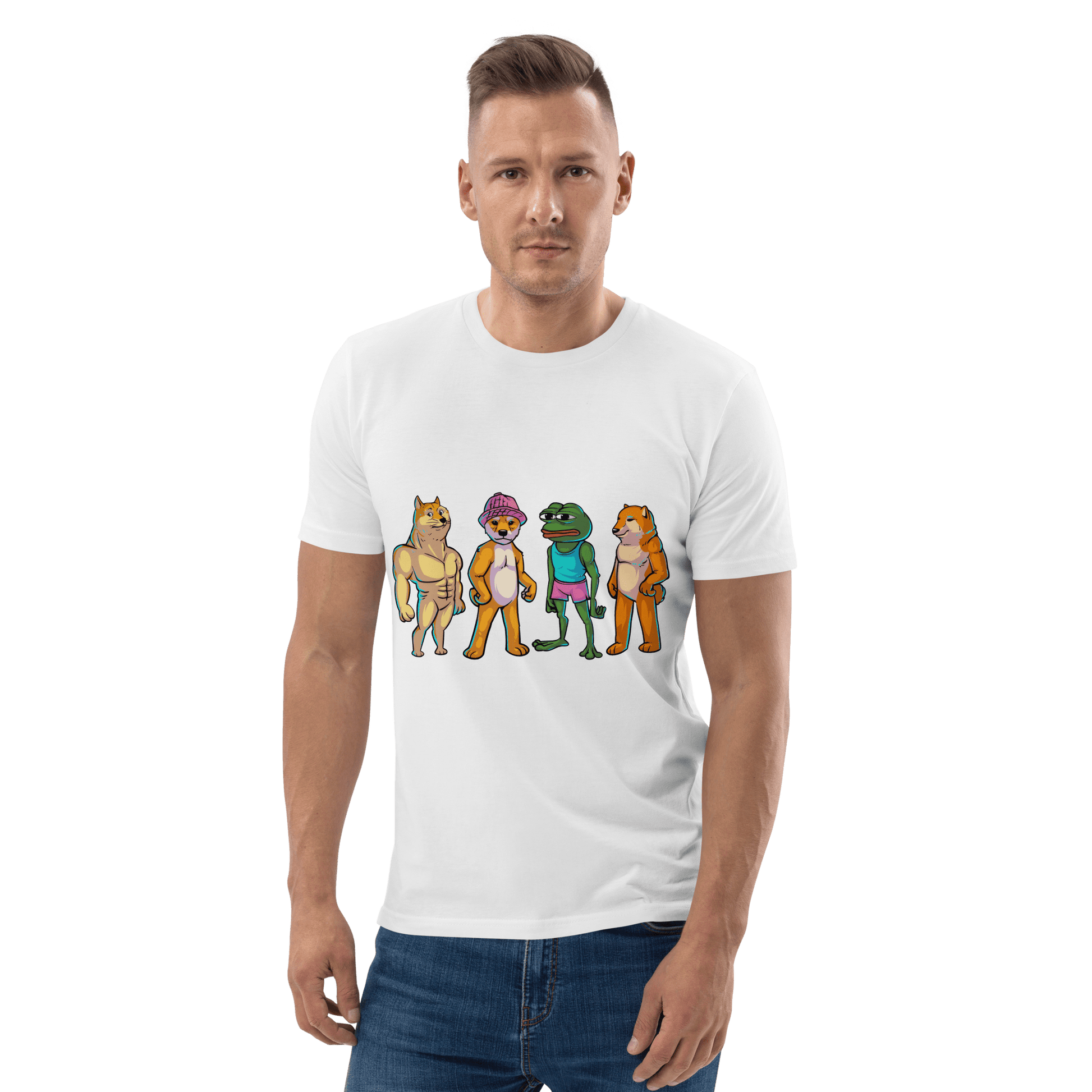 Meme Animal Premium Organic T-Shirt Meme - Cotton Pink | Shirtposting