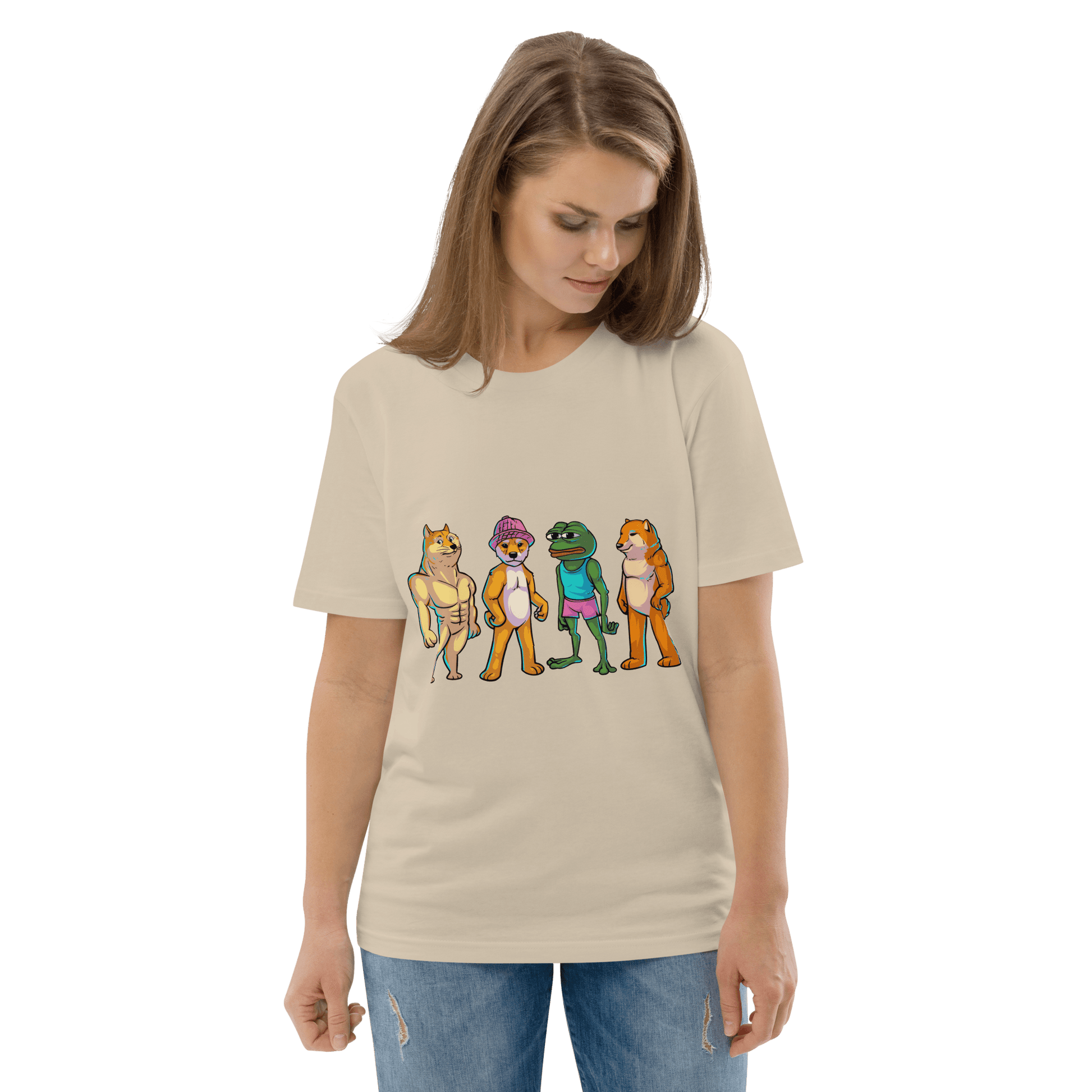 Meme Animal Premium Organic T-Shirt Meme - Cotton Pink | Shirtposting