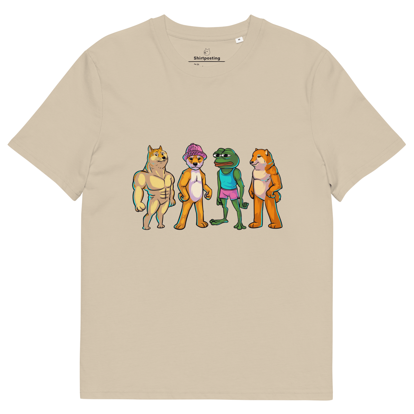 Meme Animal Premium Organic T-Shirt Meme - Desert Dust | Shirtposting