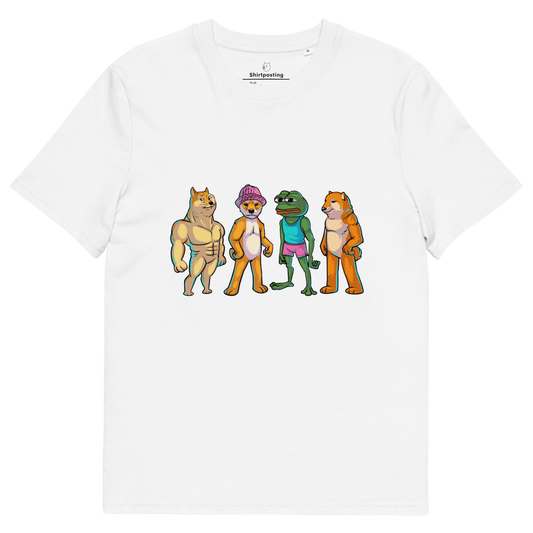 Meme Animal Premium Organic T-Shirt Meme - White | Shirtposting