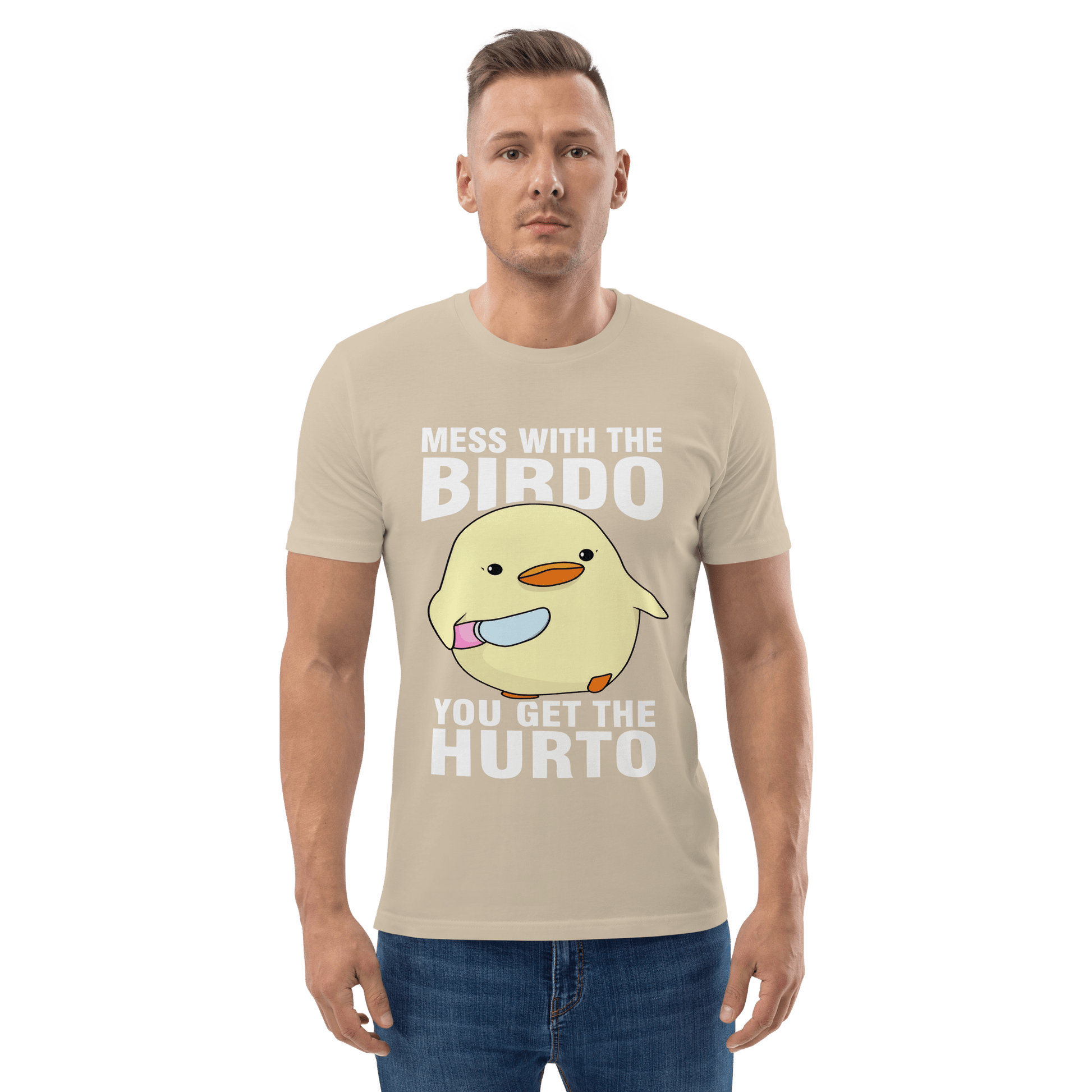 Mess With The Birdo Premium Organic T-Shirt Meme - Cotton Pink | Shirtposting