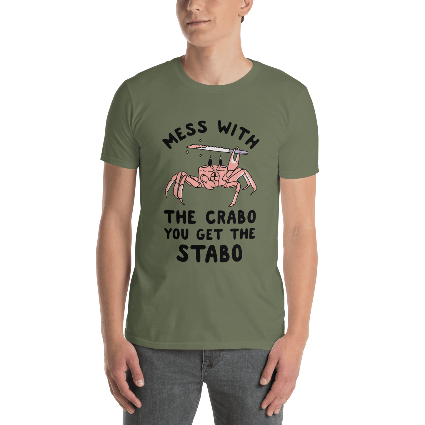 Mess With The Crabo Classic T-Shirt Meme - Royal | Shirtposting
