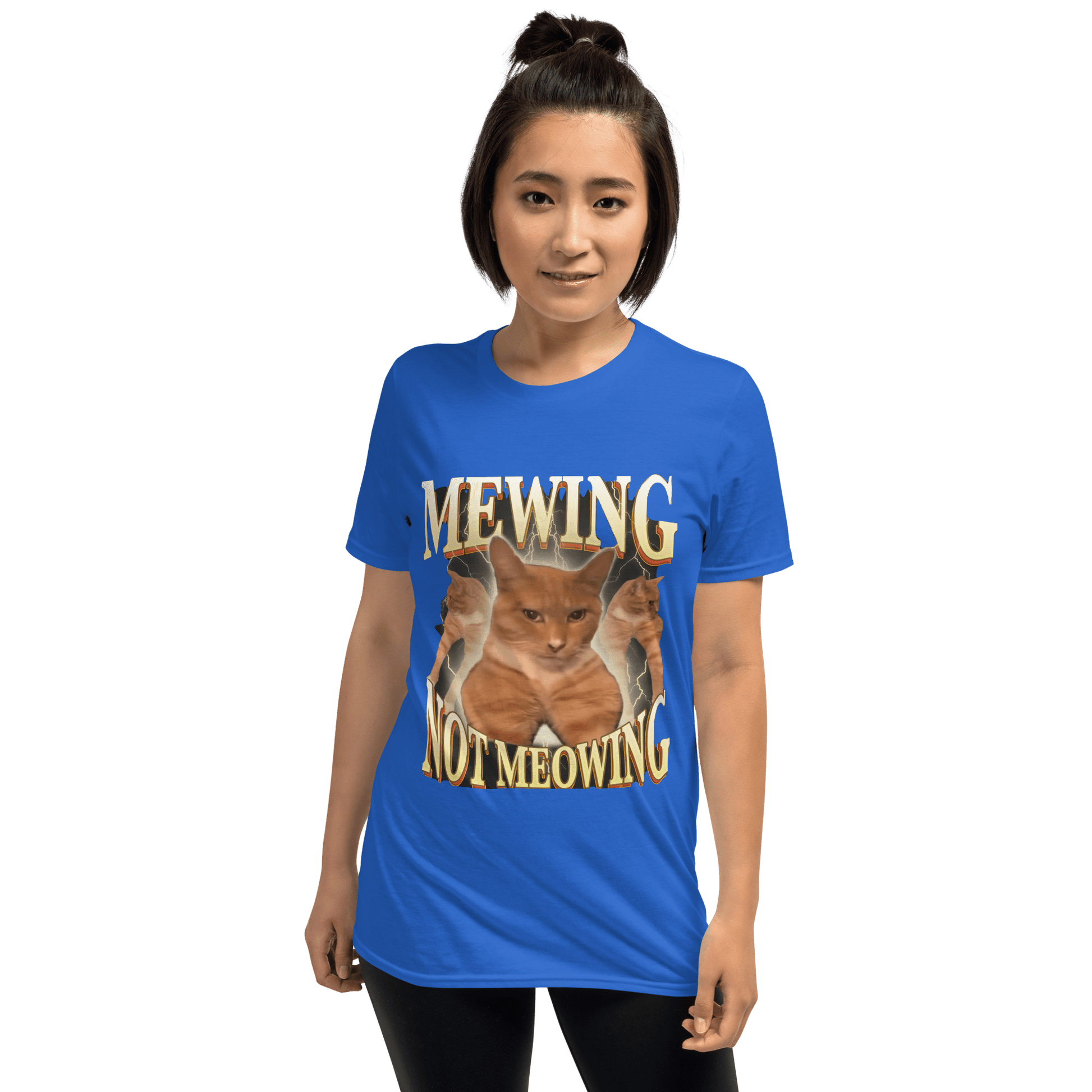 Mewing Classic T-Shirt Meme - Dark Heather Grey | Shirtposting