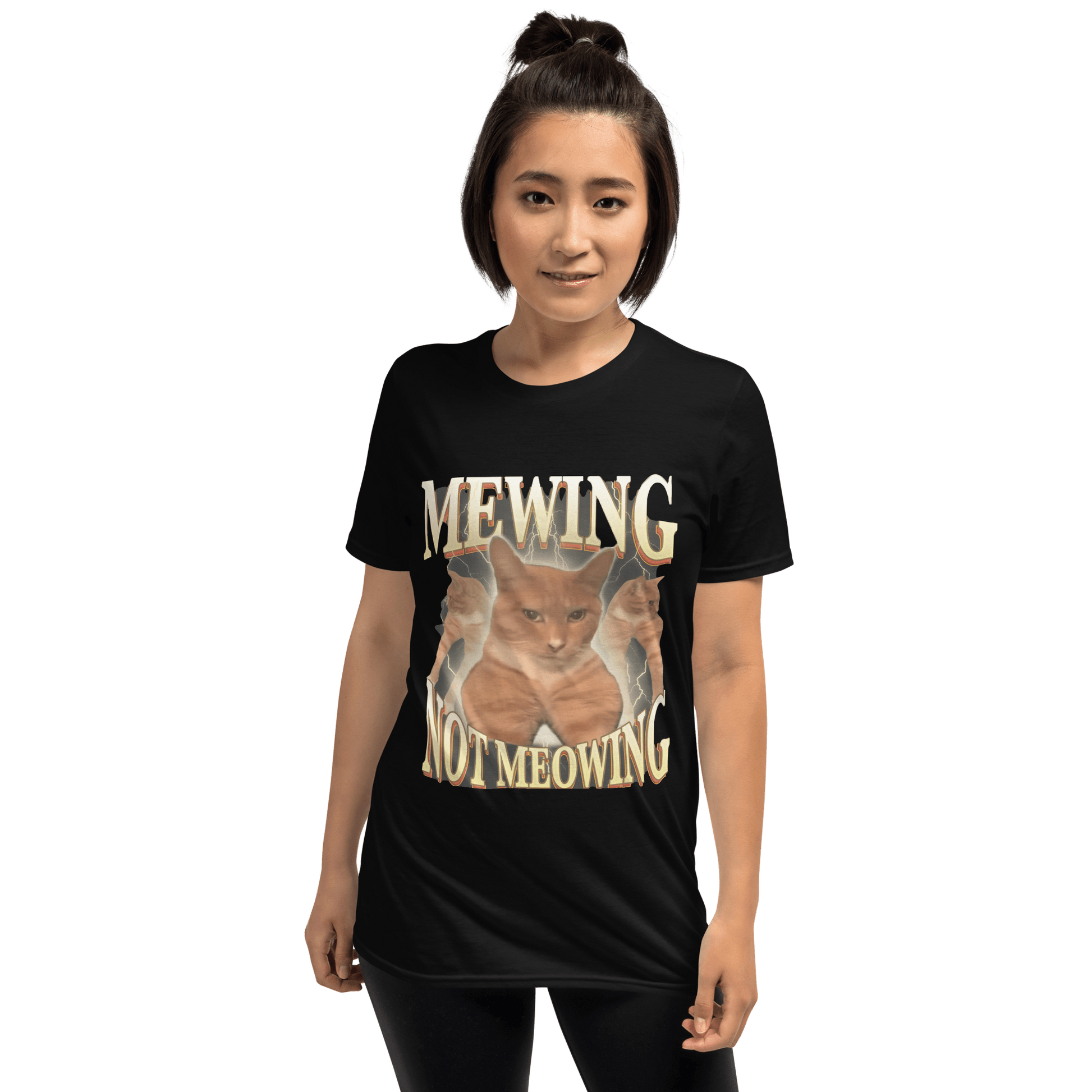 Mewing Classic T-Shirt Meme - Dark Heather Grey | Shirtposting