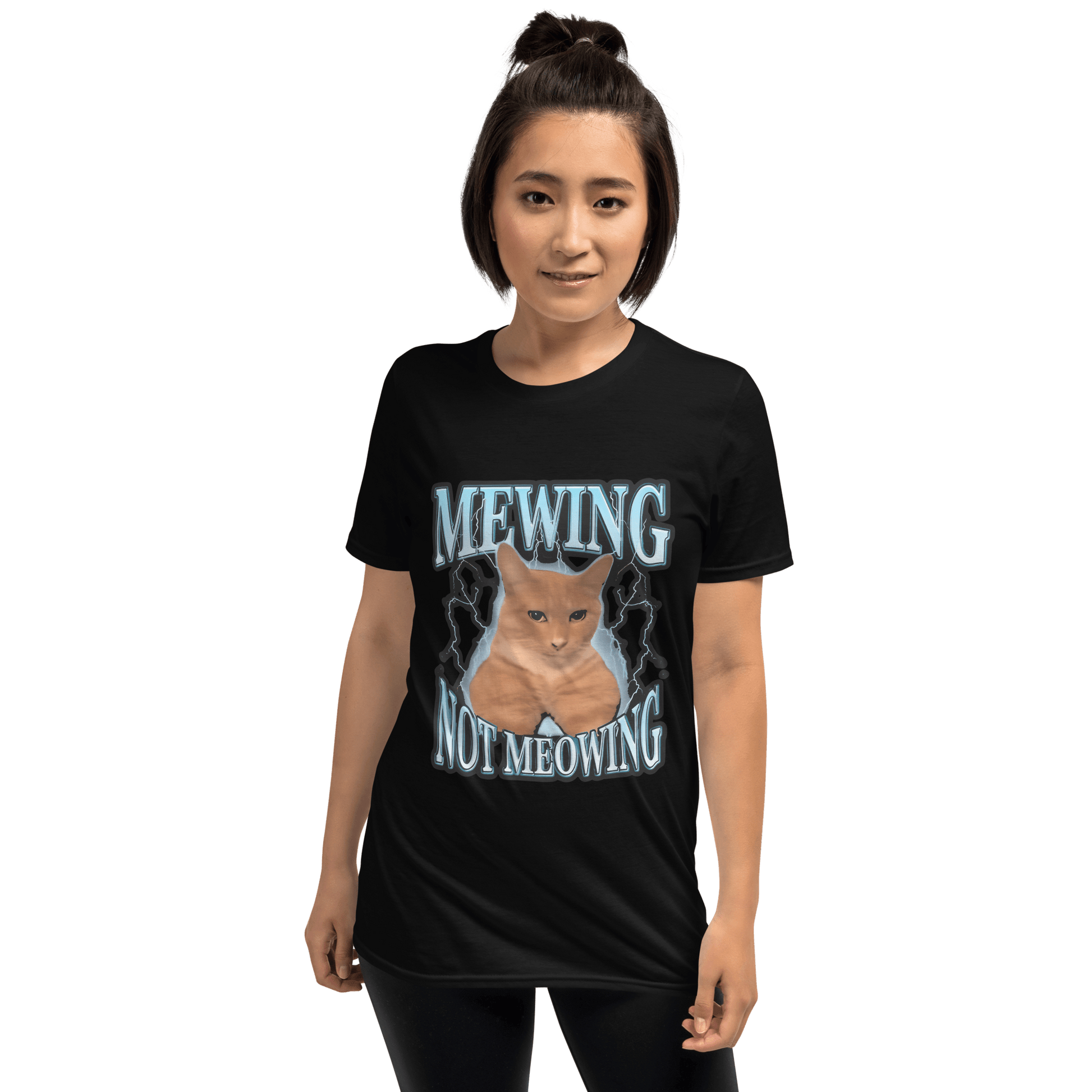 Mewing Classic T-Shirt Meme - Dark Heather Grey | Shirtposting
