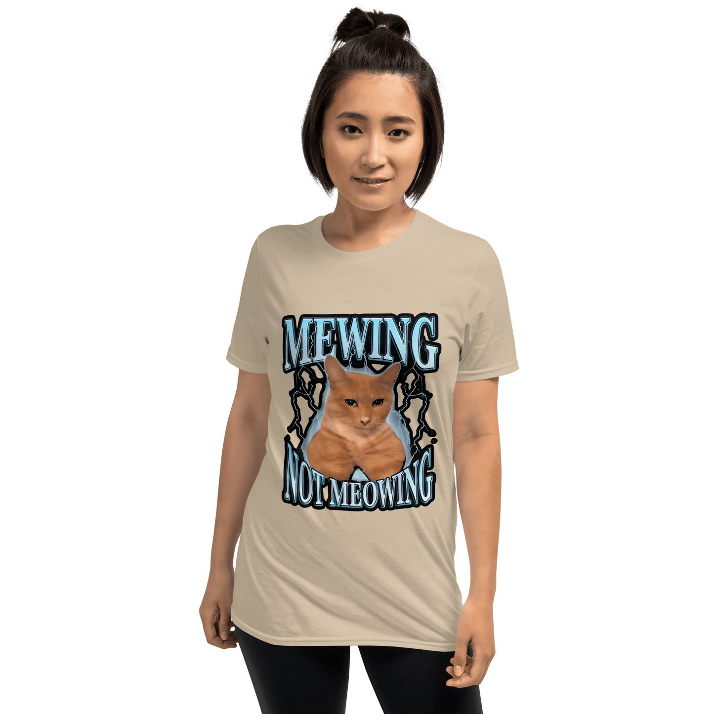 Mewing Classic T-Shirt Meme - Sport Grey | Shirtposting