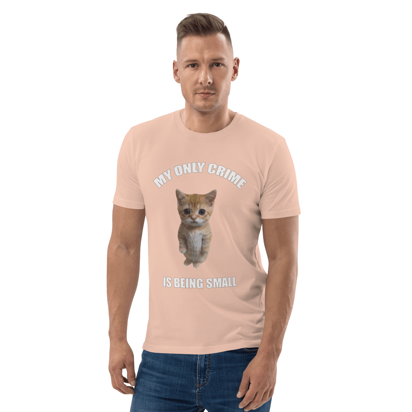 My Only Crime Is Being Small Premium Organic T-Shirt Meme - Fraiche Peche | Shirtposting
