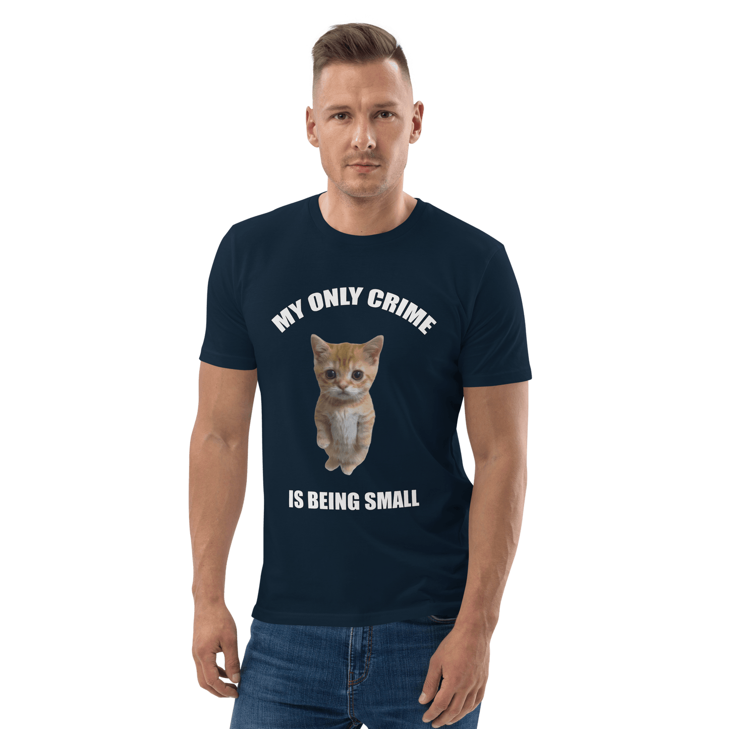 My Only Crime Is Being Small Premium Organic T-Shirt Meme - Fraiche Peche | Shirtposting