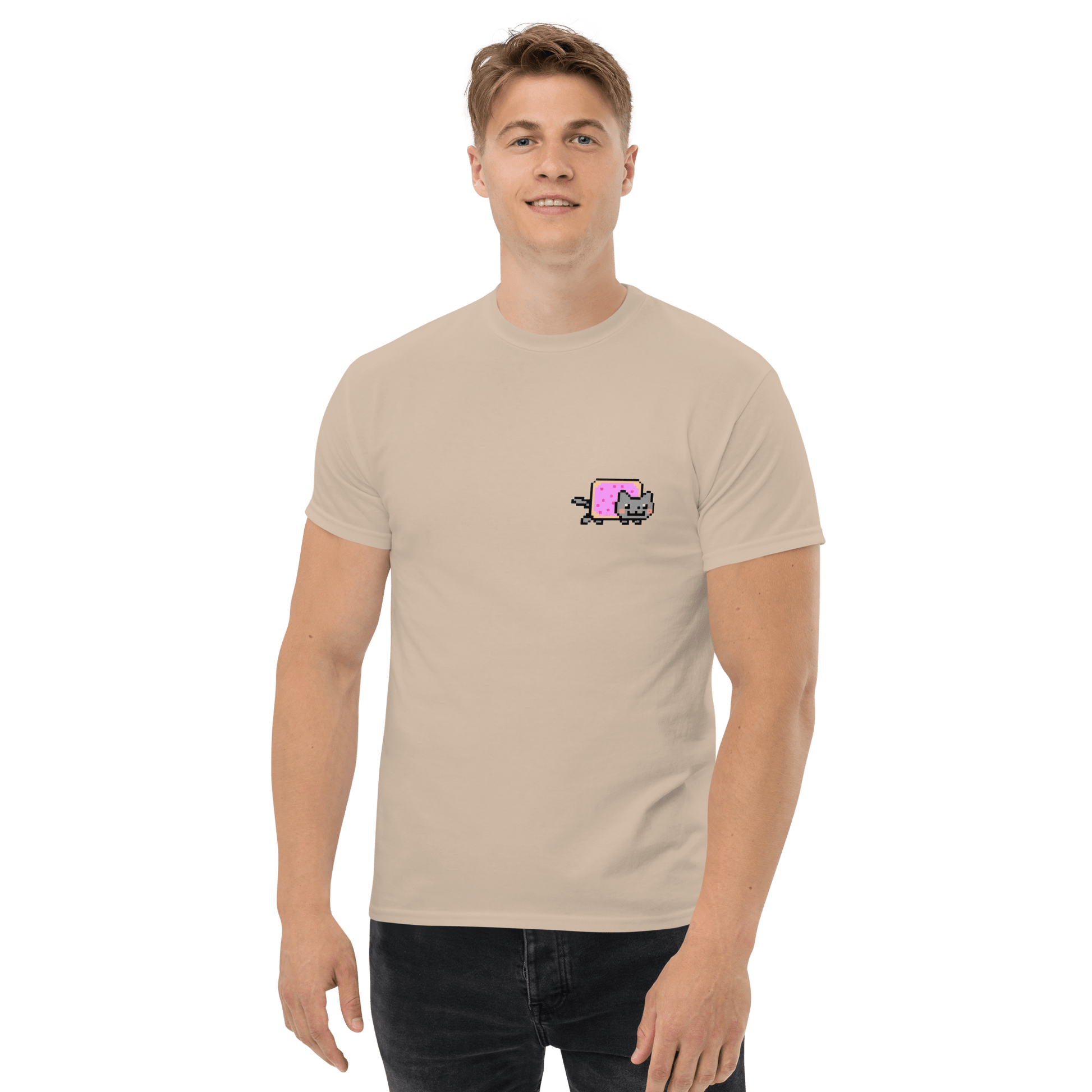Nyan Cat Classic T-Shirt Meme - Military Green | Shirtposting