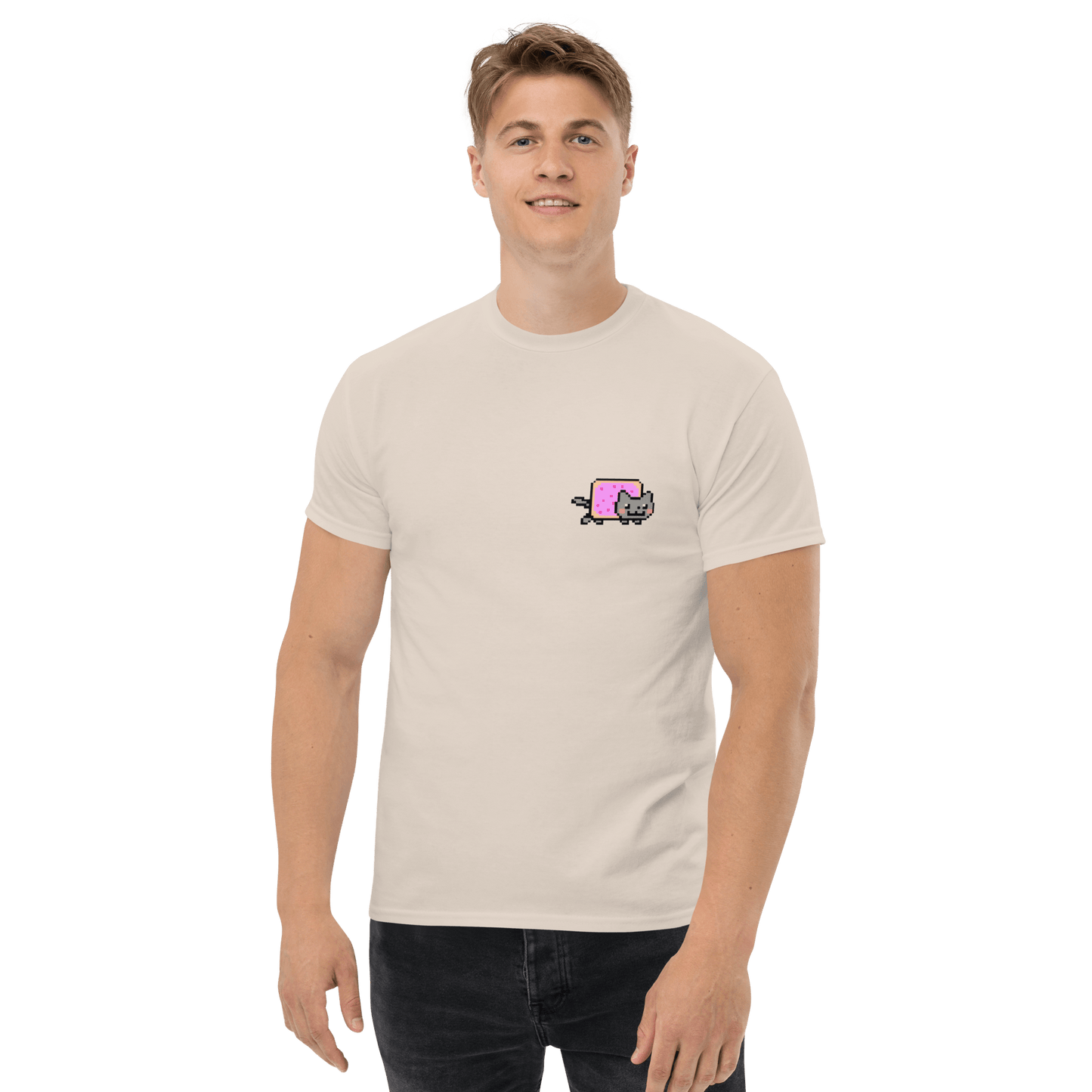 Nyan Cat Classic T-Shirt Meme - Military Green | Shirtposting