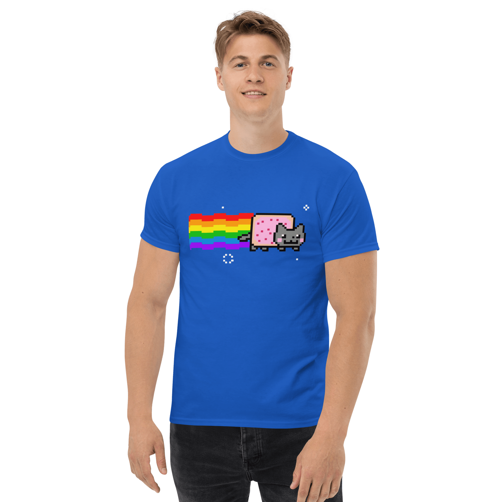 Nyan Cat Classic T-Shirt Meme - Royal | Shirtposting