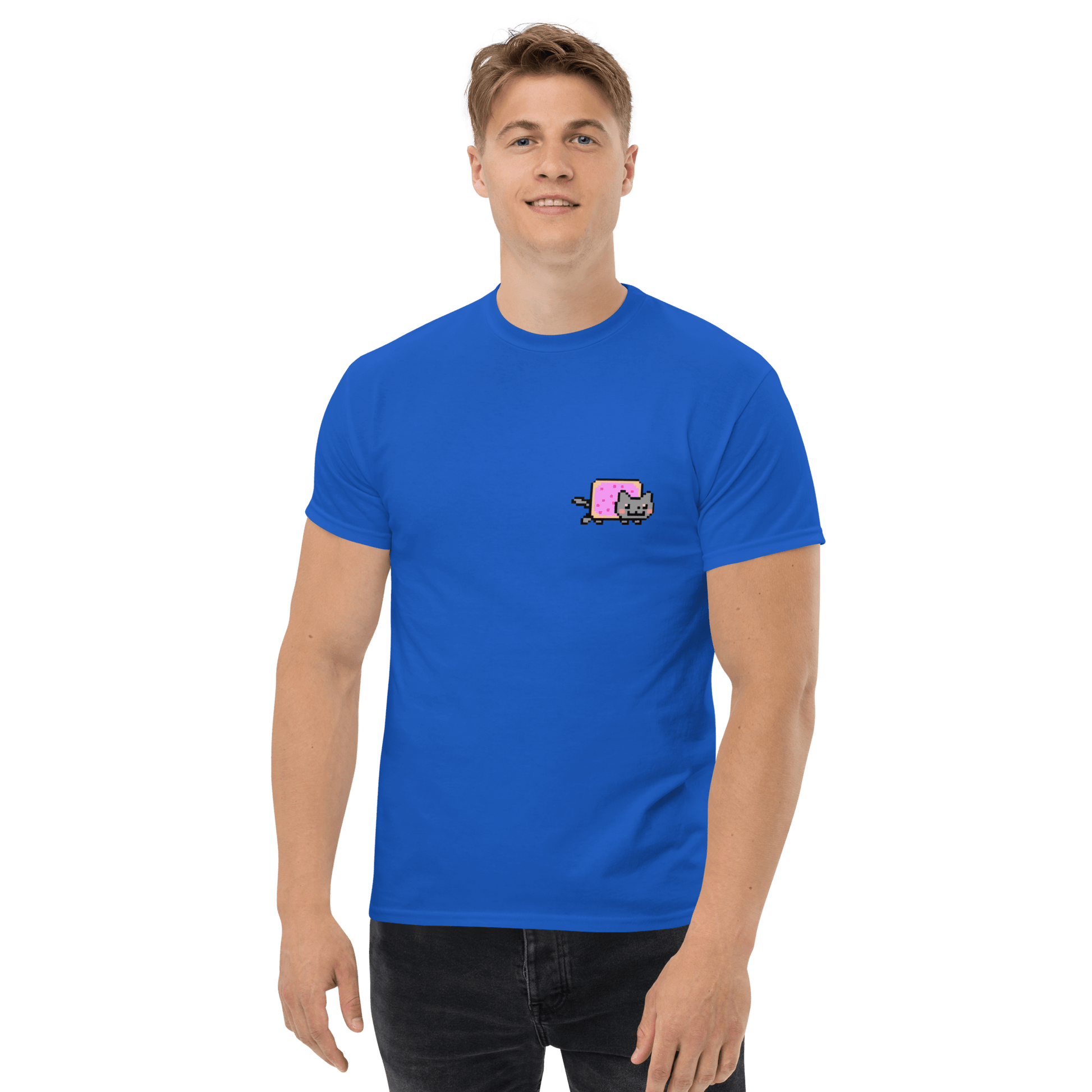 Nyan Cat Classic T-Shirt Meme - Royal | Shirtposting
