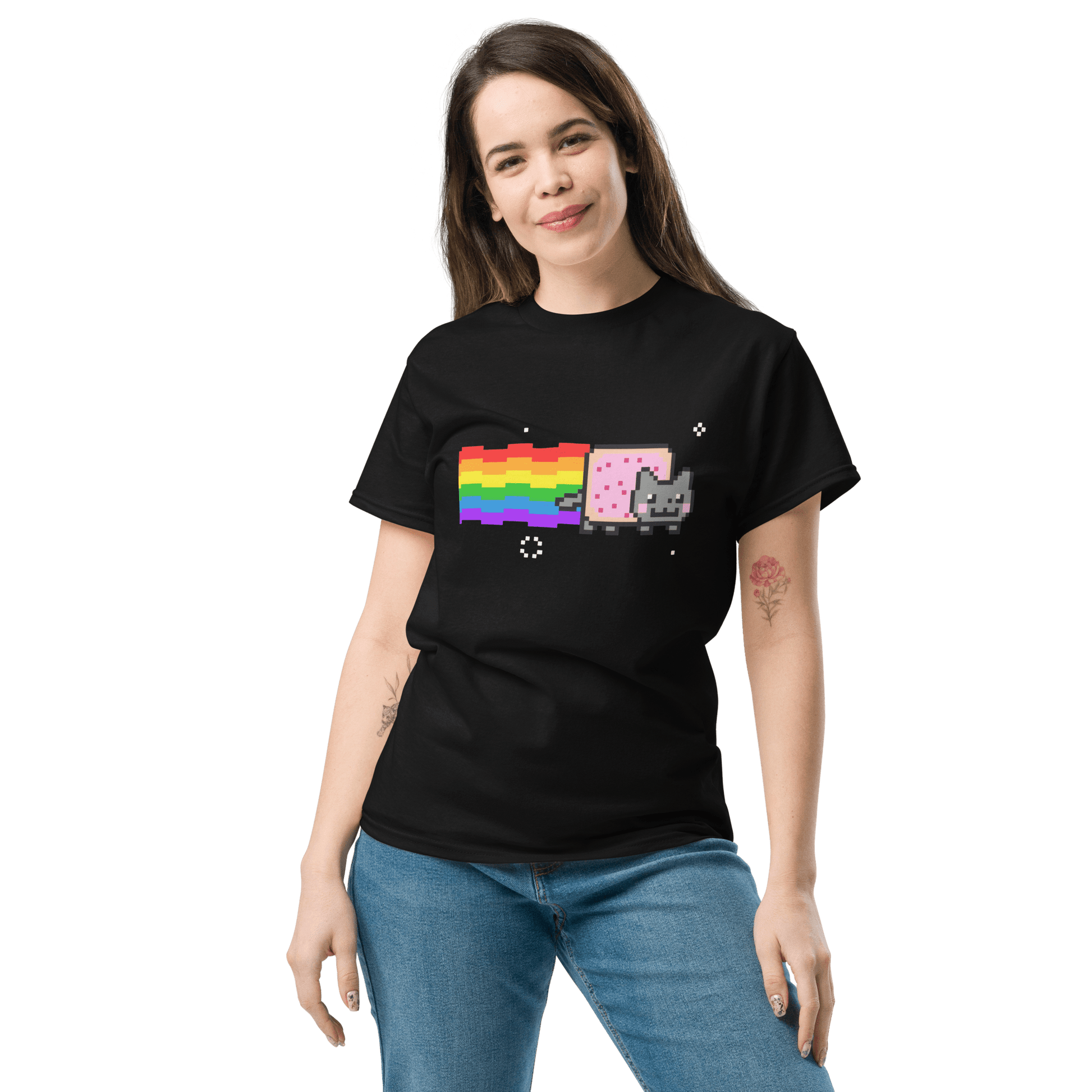 Nyan Cat Classic T-Shirt Meme - Royal | Shirtposting