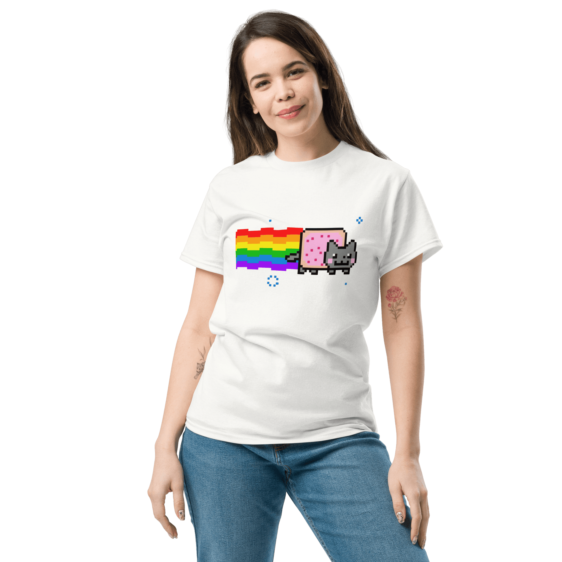 Nyan Cat Classic T-Shirt Meme - Sand | Shirtposting