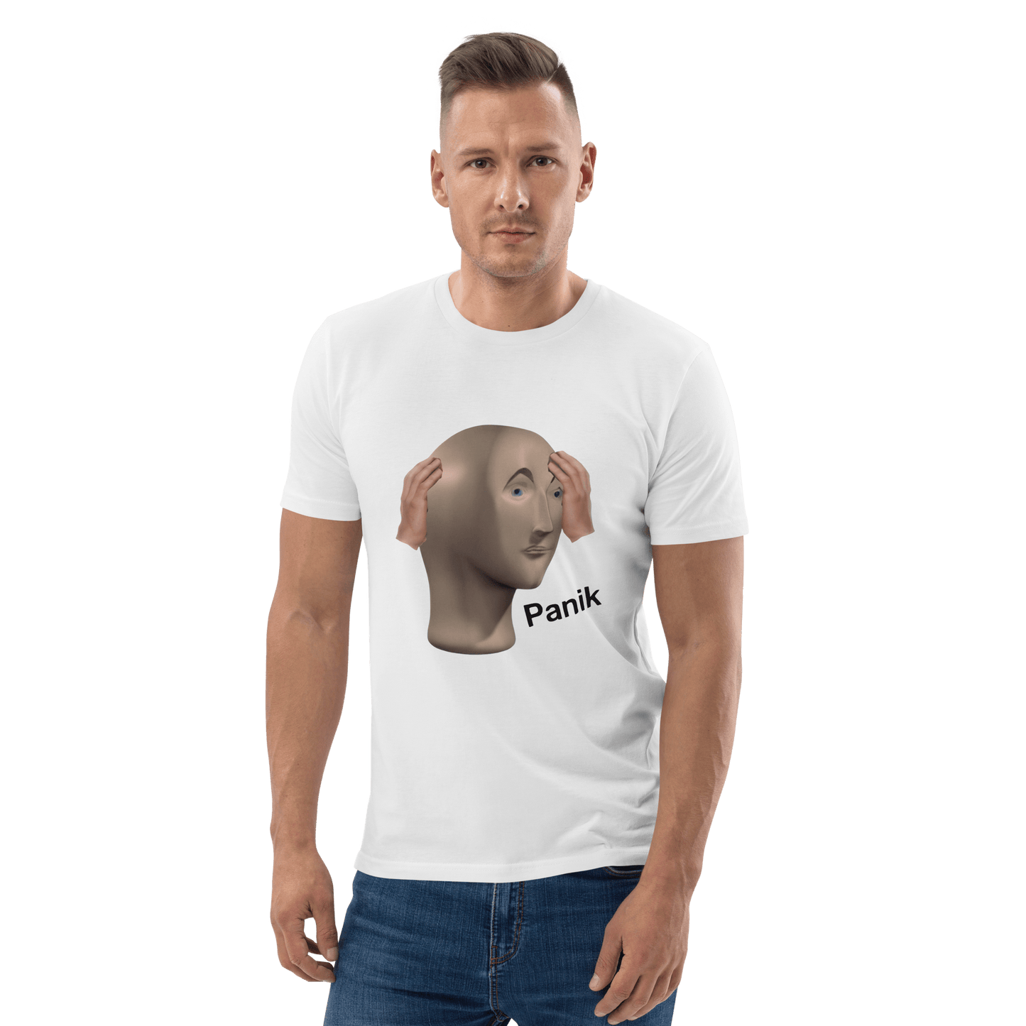 Panik Premium Organic T-Shirt Meme - Desert Dust | Shirtposting