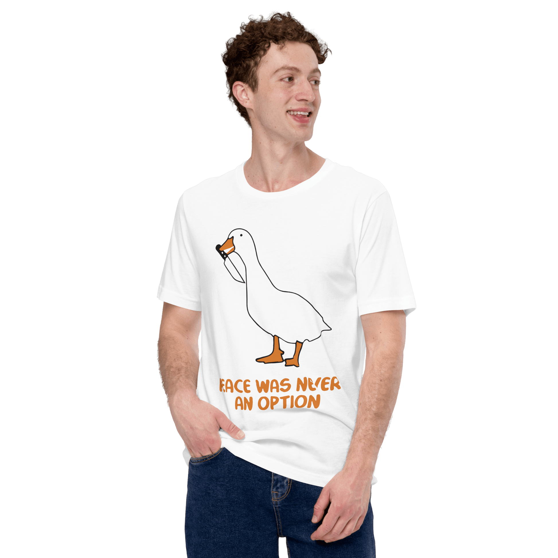 Peace Was Never An Option Classic T-Shirt Meme - Dark Grey | Shirtposting