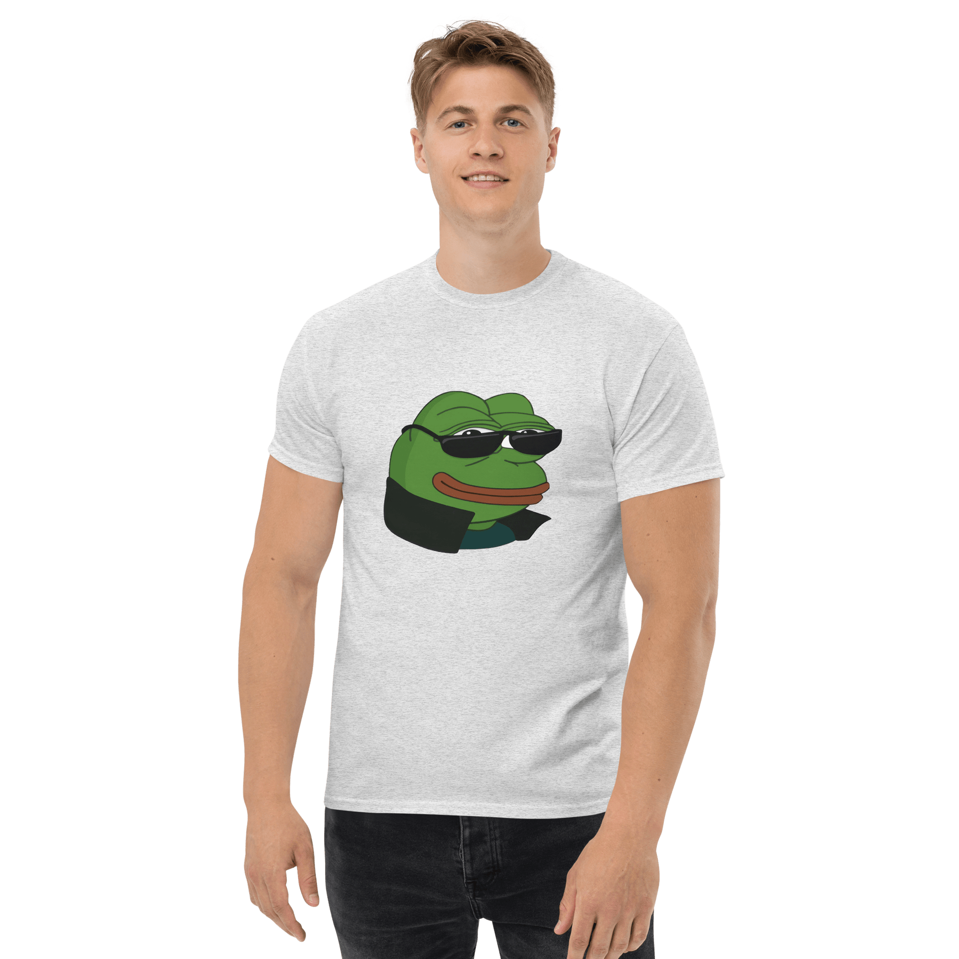 Pepe Classic T-Shirt Meme - Ash | Shirtposting