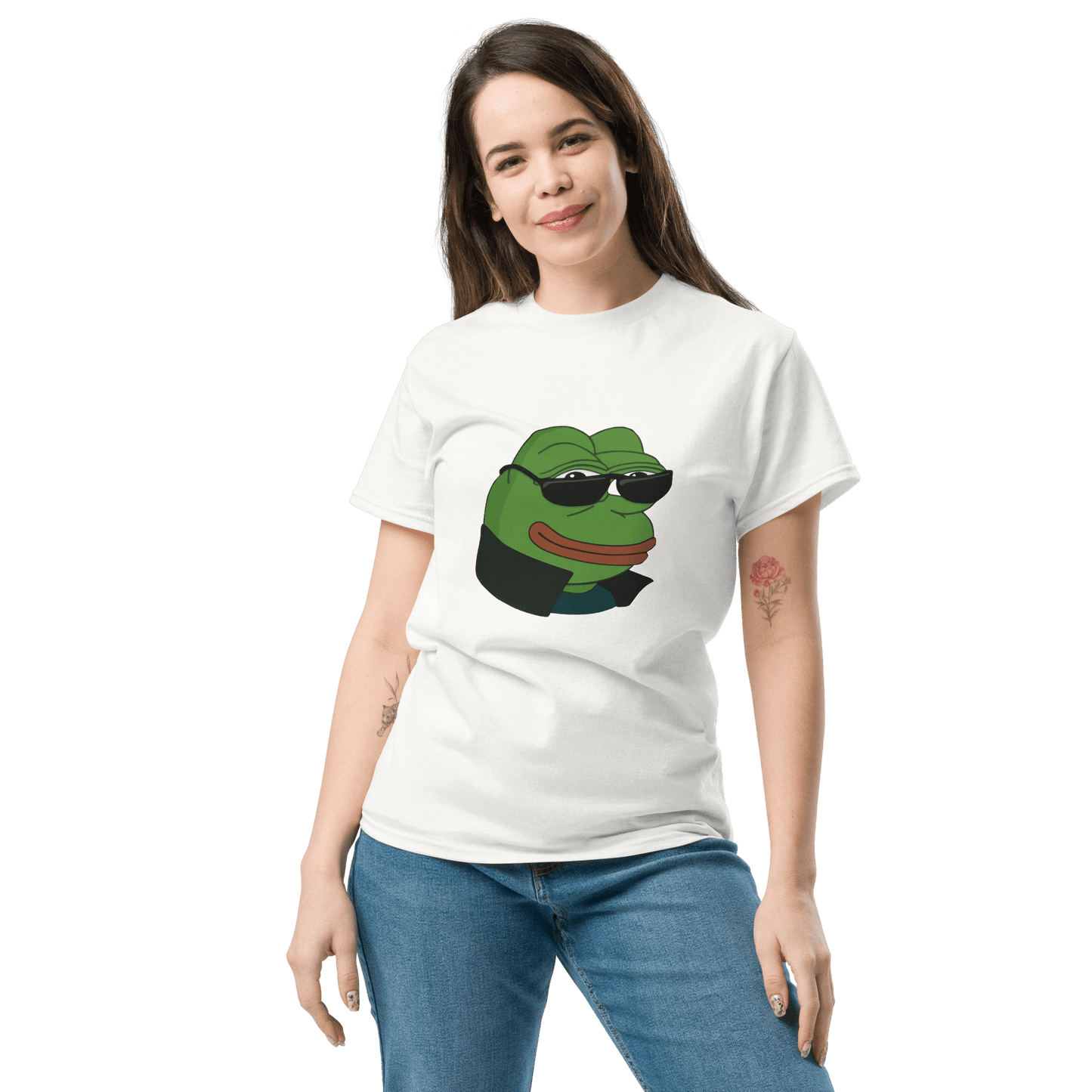 Pepe Classic T-Shirt Meme - Ash | Shirtposting