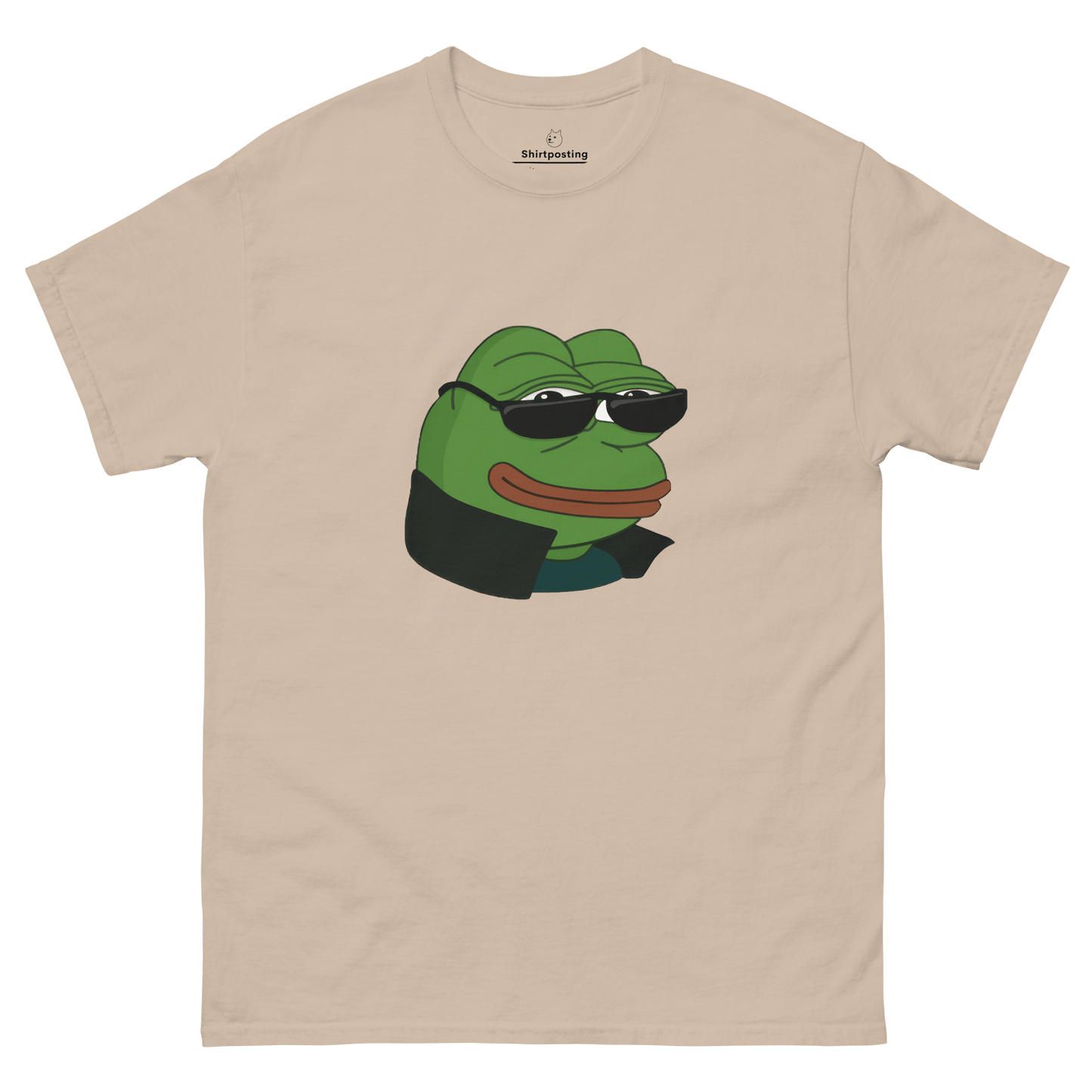 Pepe Classic T-Shirt Meme - Sand | Shirtposting