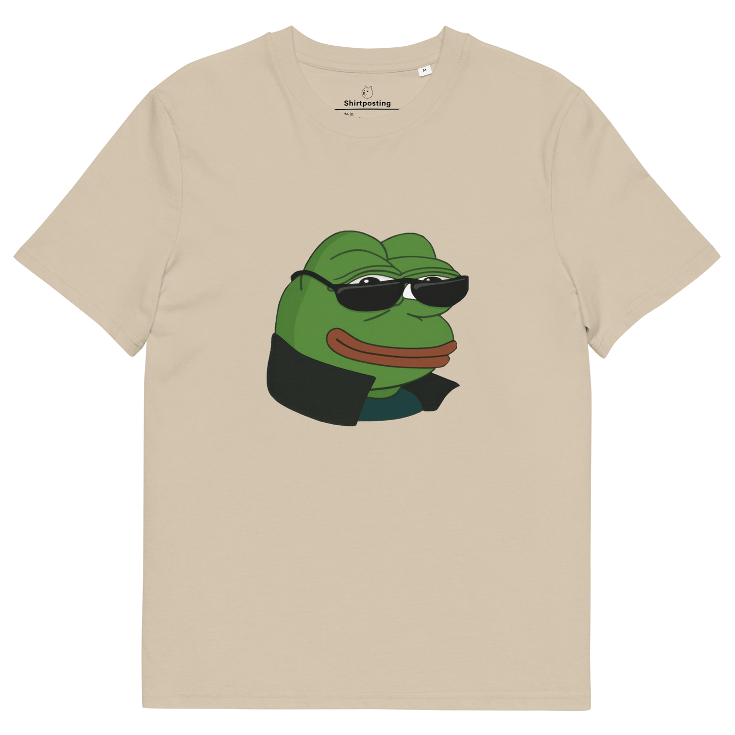 Pepe Premium Organic T-Shirt Meme - Desert Dust | Shirtposting