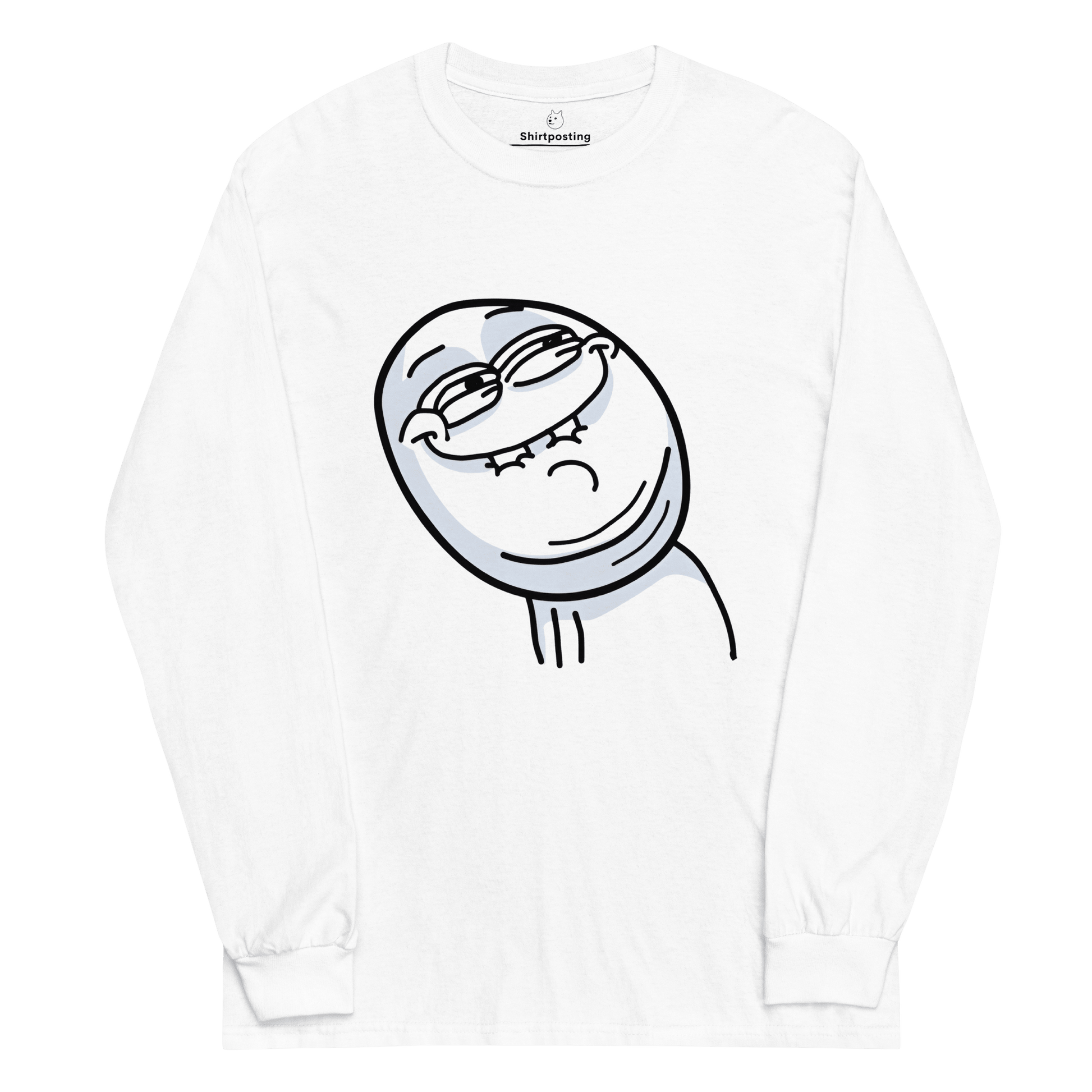 Rage Comic Long Sleeve T-Shirt Meme - S | Shirtposting