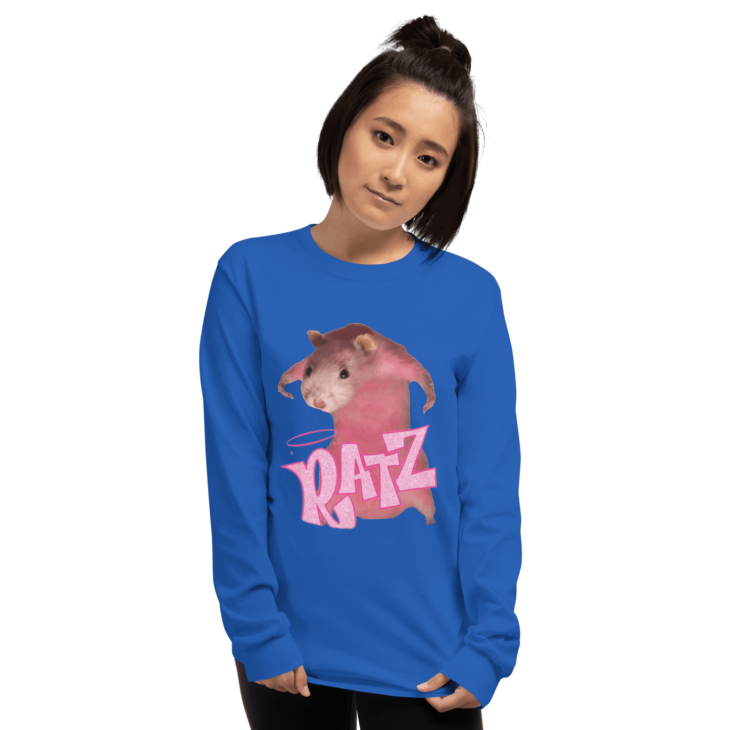 Ratz Meme Long Sleeve T-Shirt Meme - Royal | Shirtposting