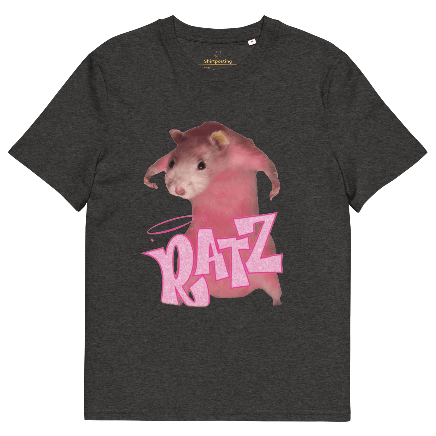 Ratz Meme Premium Organic T-Shirt Meme - Dark Heather Grey | Shirtposting