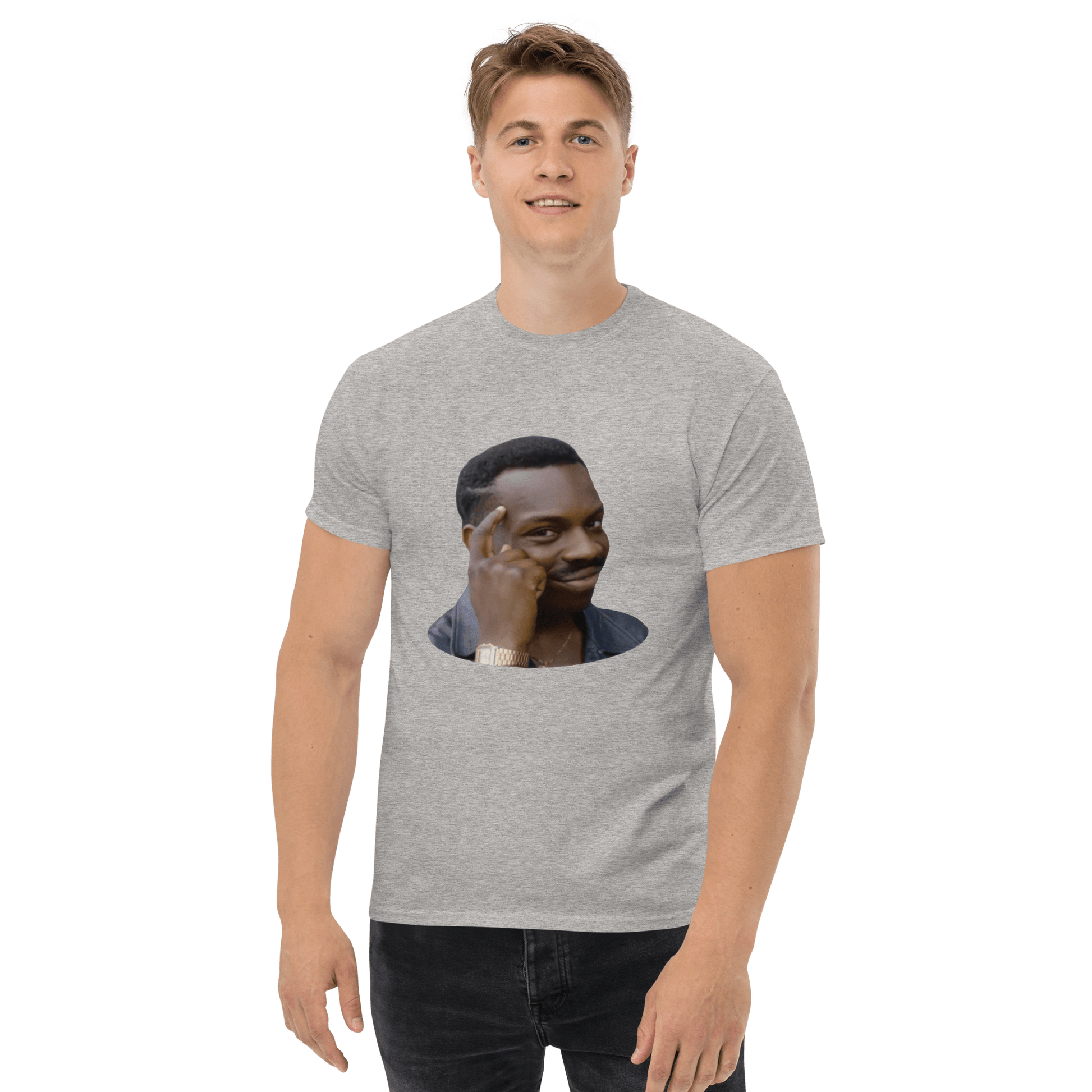 Roll Safe Classic T-Shirt Meme - Ash | Shirtposting