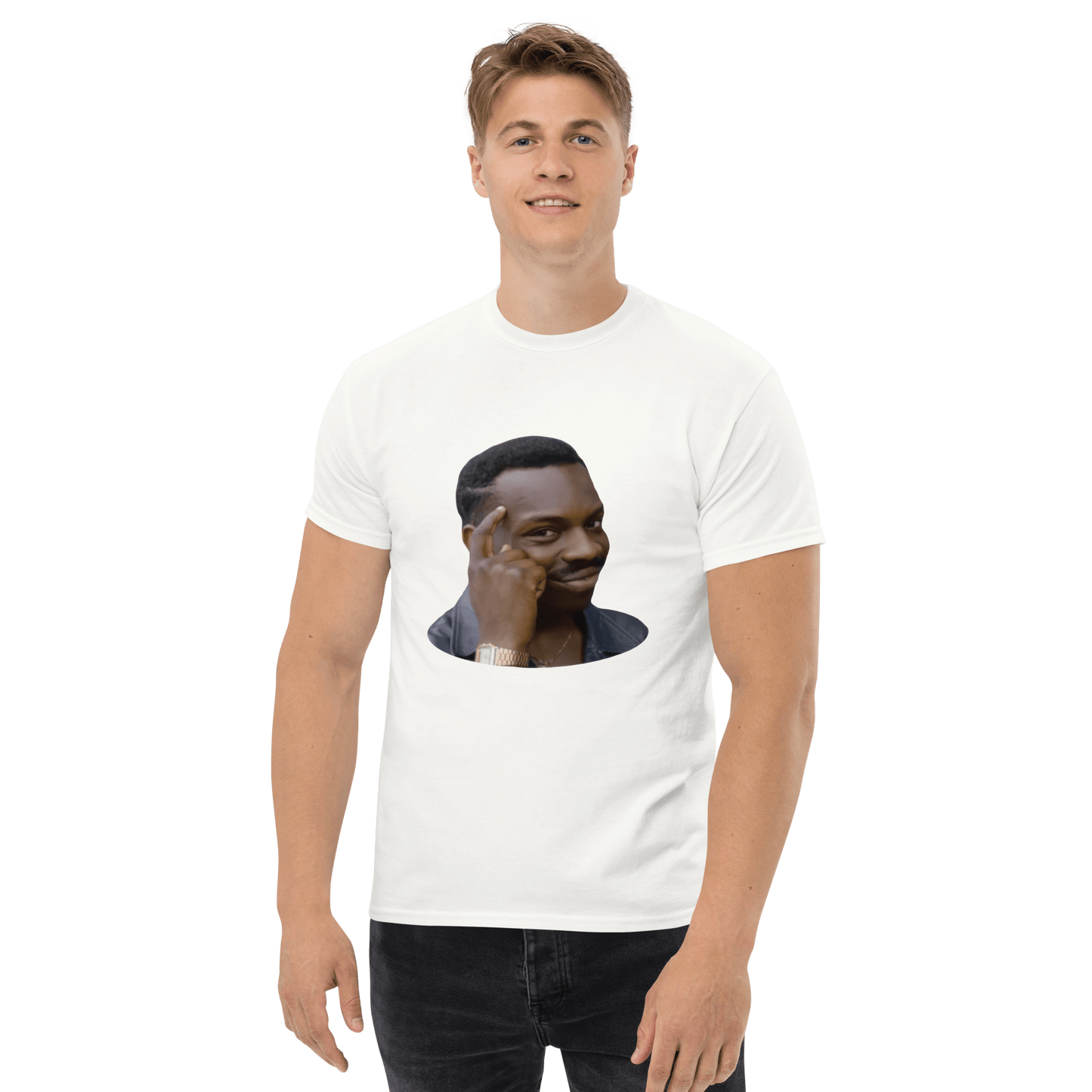 Roll Safe Classic T-Shirt Meme - Ash | Shirtposting