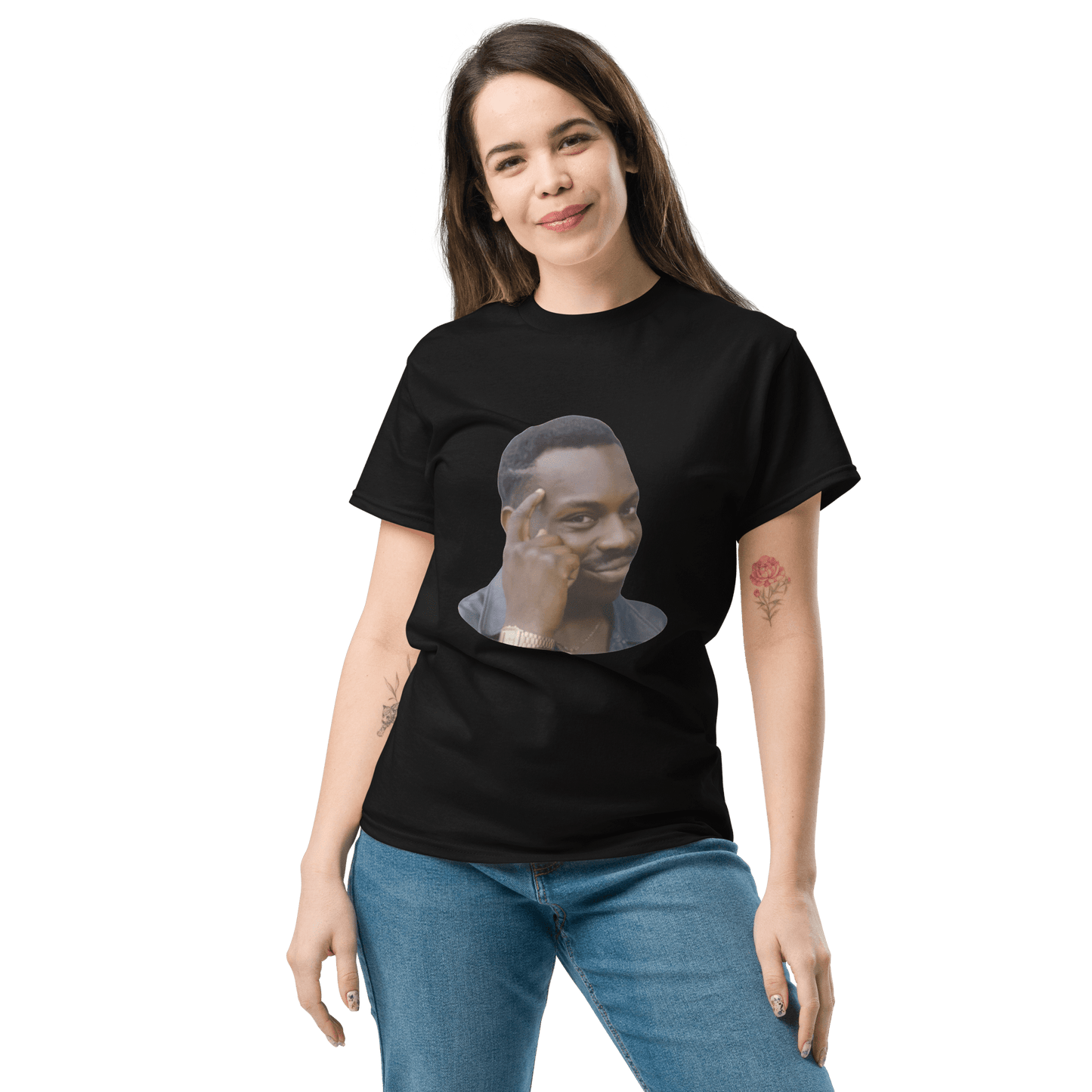 Roll Safe Classic T-Shirt Meme - Royal | Shirtposting