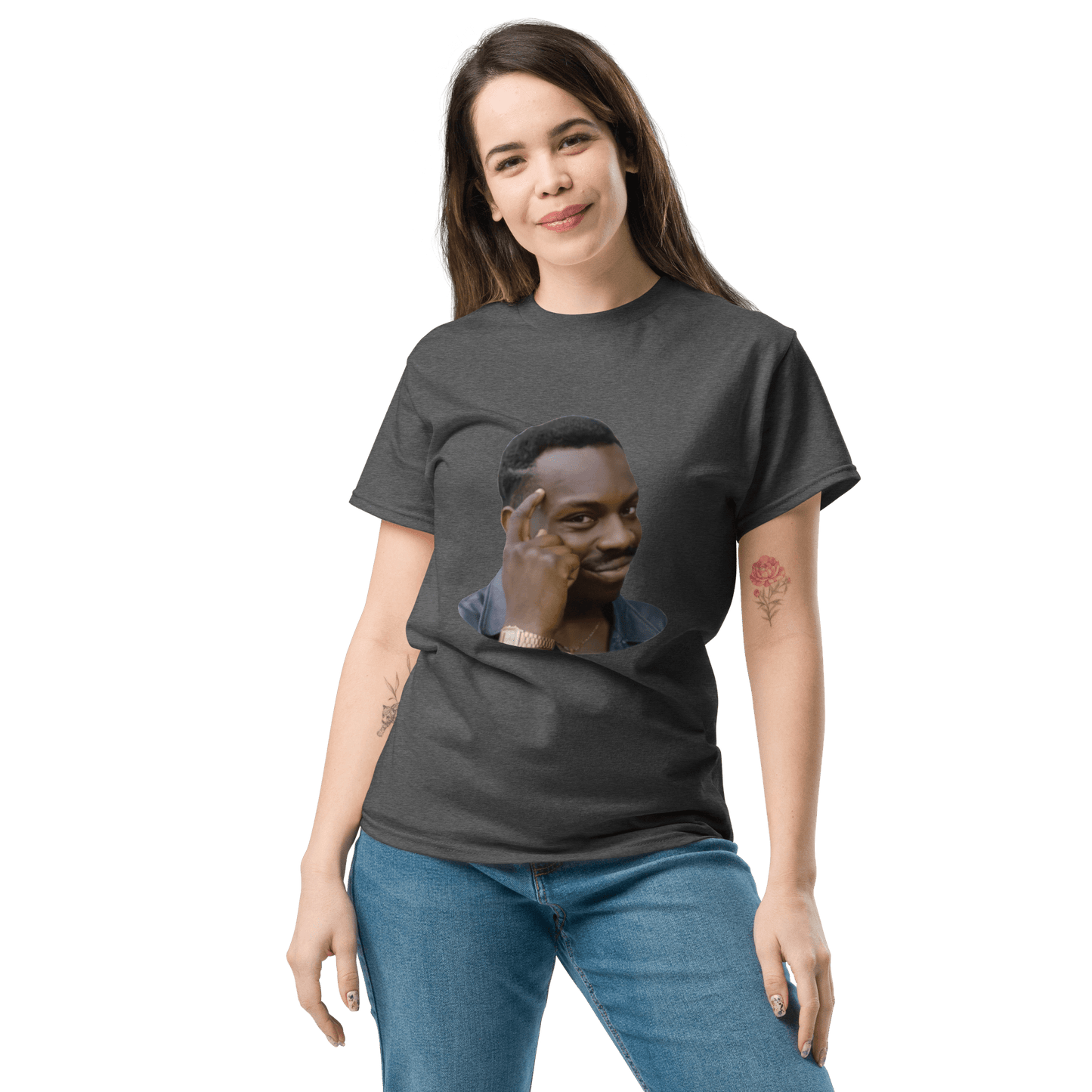 Roll Safe Classic T-Shirt Meme - Royal | Shirtposting
