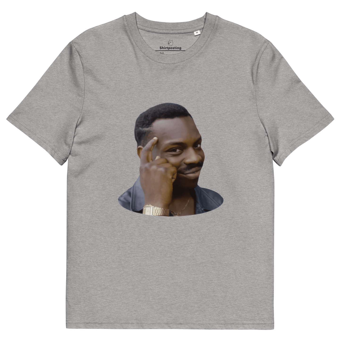Roll Safe Premium Organic T-Shirt Meme - Heather Grey | Shirtposting