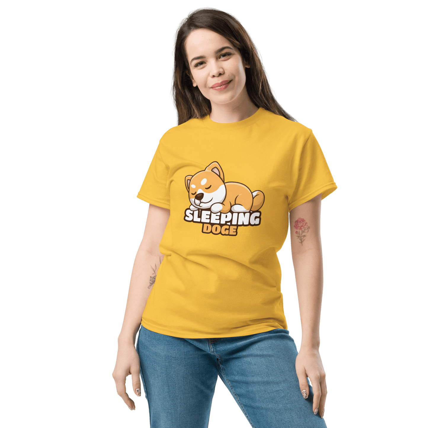 Sleeping Doge Classic T-Shirt Meme - Daisy | Shirtposting