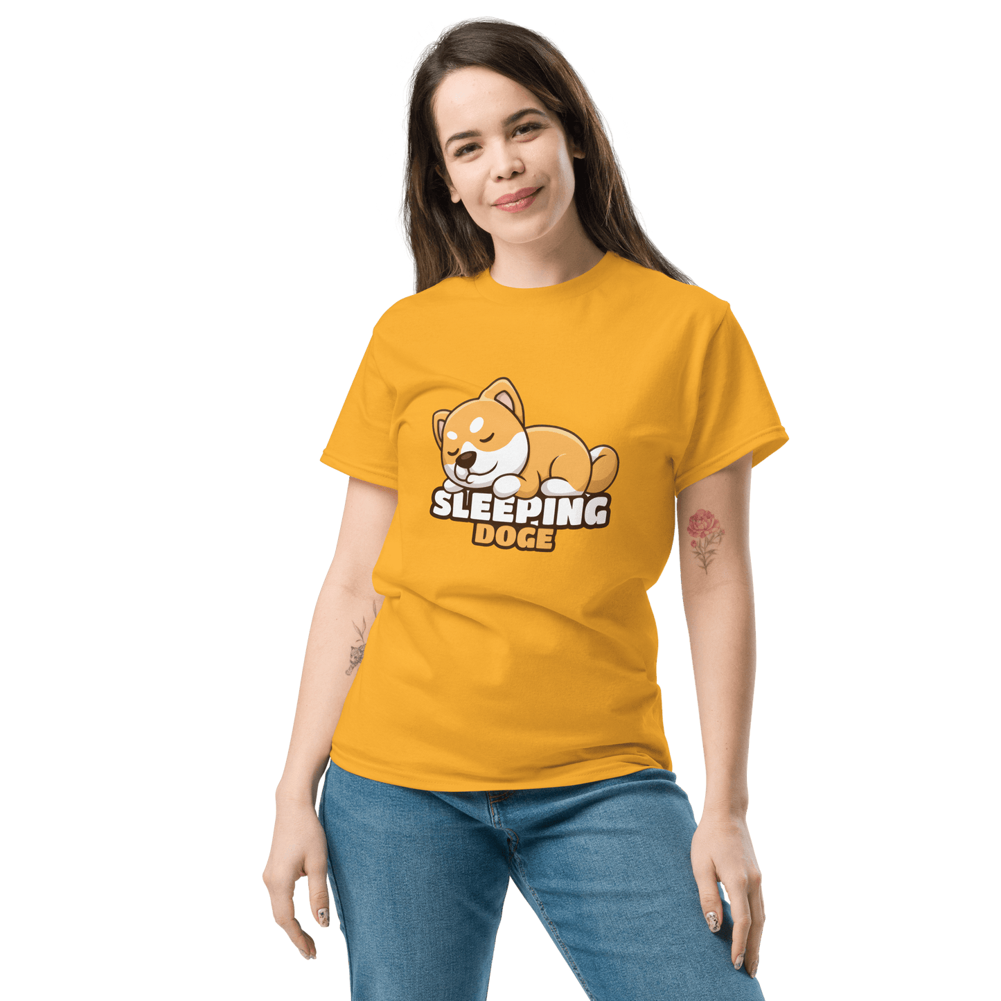 Sleeping Doge Classic T-Shirt Meme - Daisy | Shirtposting