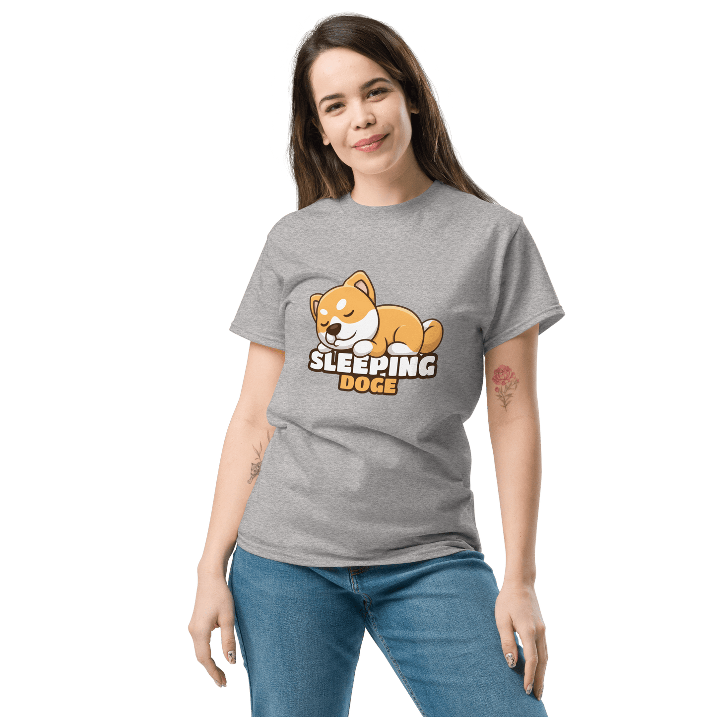 Sleeping Doge Classic T-Shirt Meme - Daisy | Shirtposting