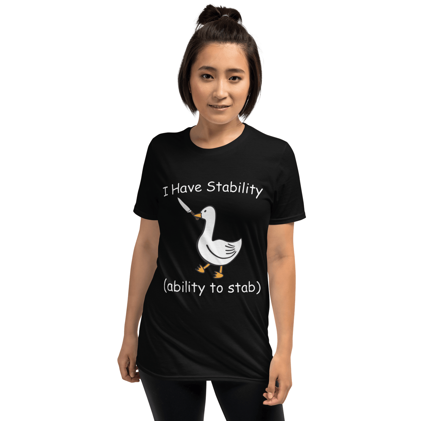 Stability Classic T-Shirt Meme - Navy | Shirtposting