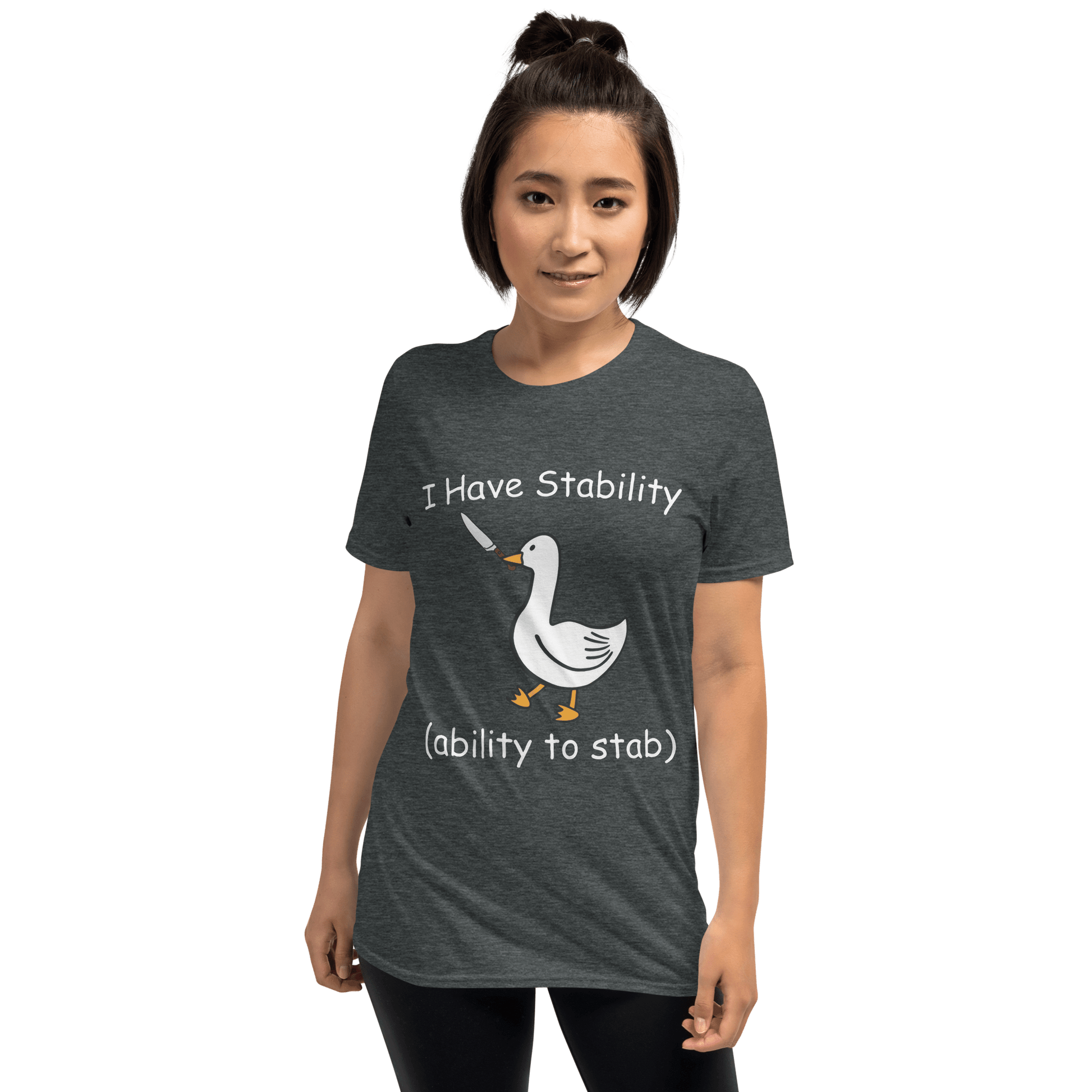 Stability Classic T-Shirt Meme - Navy | Shirtposting