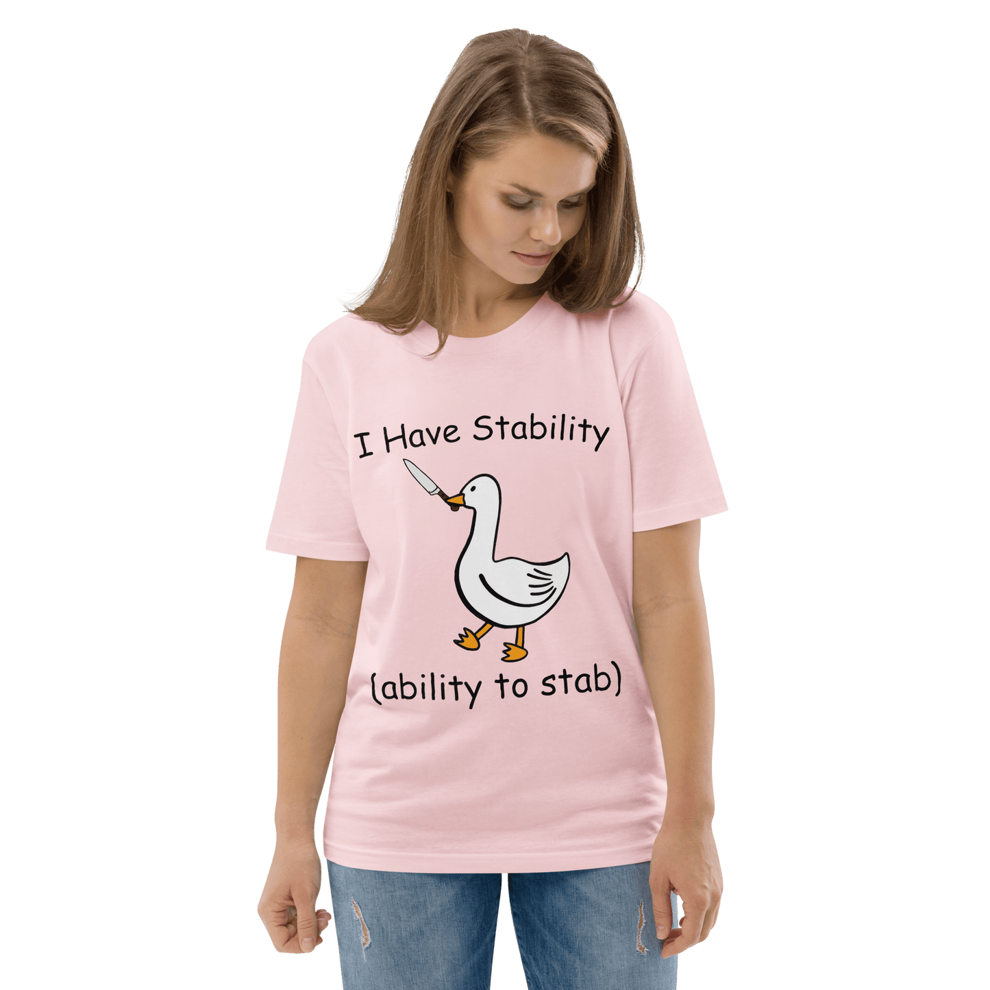 Stability Premium Organic T-Shirt Meme - Desert Dust | Shirtposting