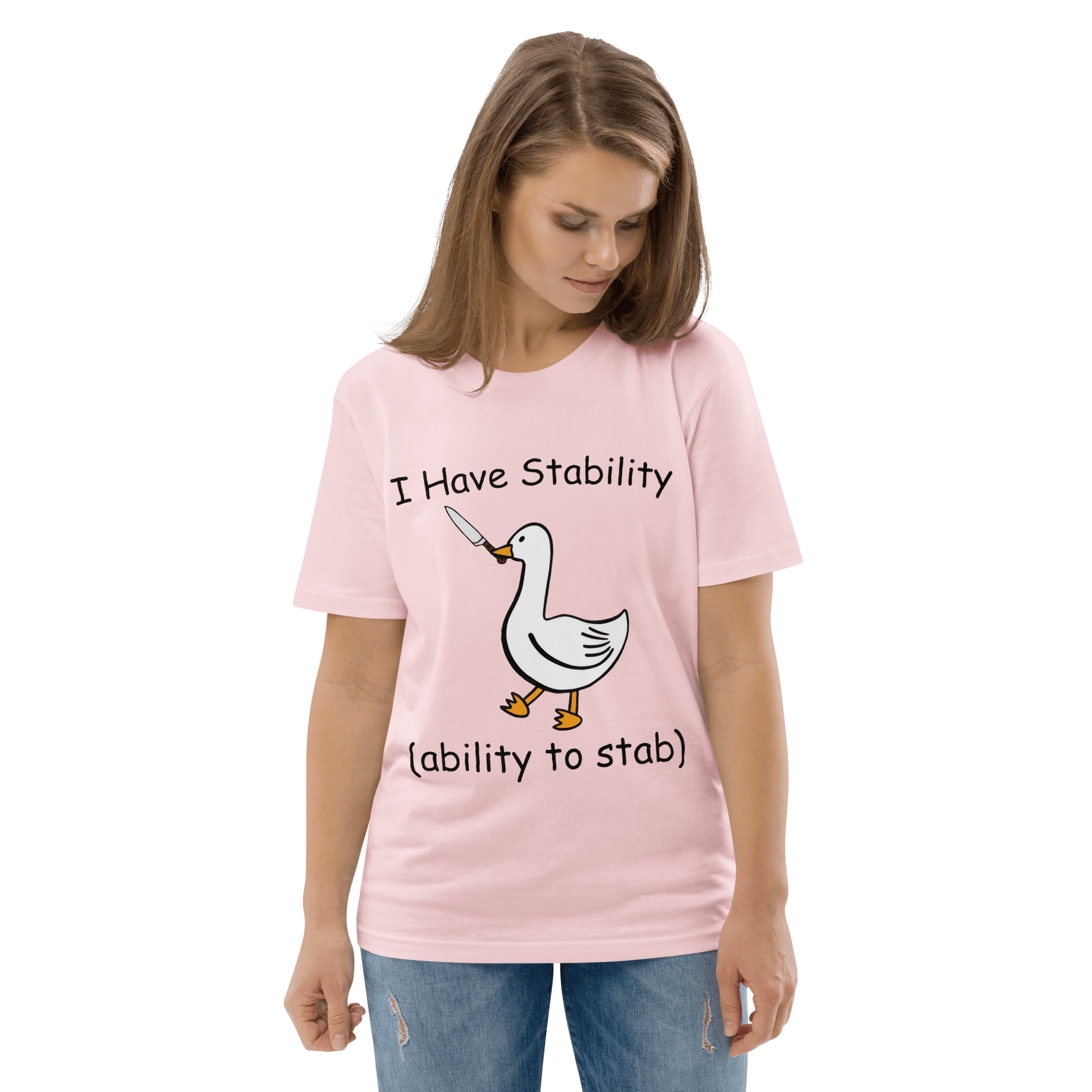 Stability Premium Organic T-Shirt Meme - Desert Dust | Shirtposting
