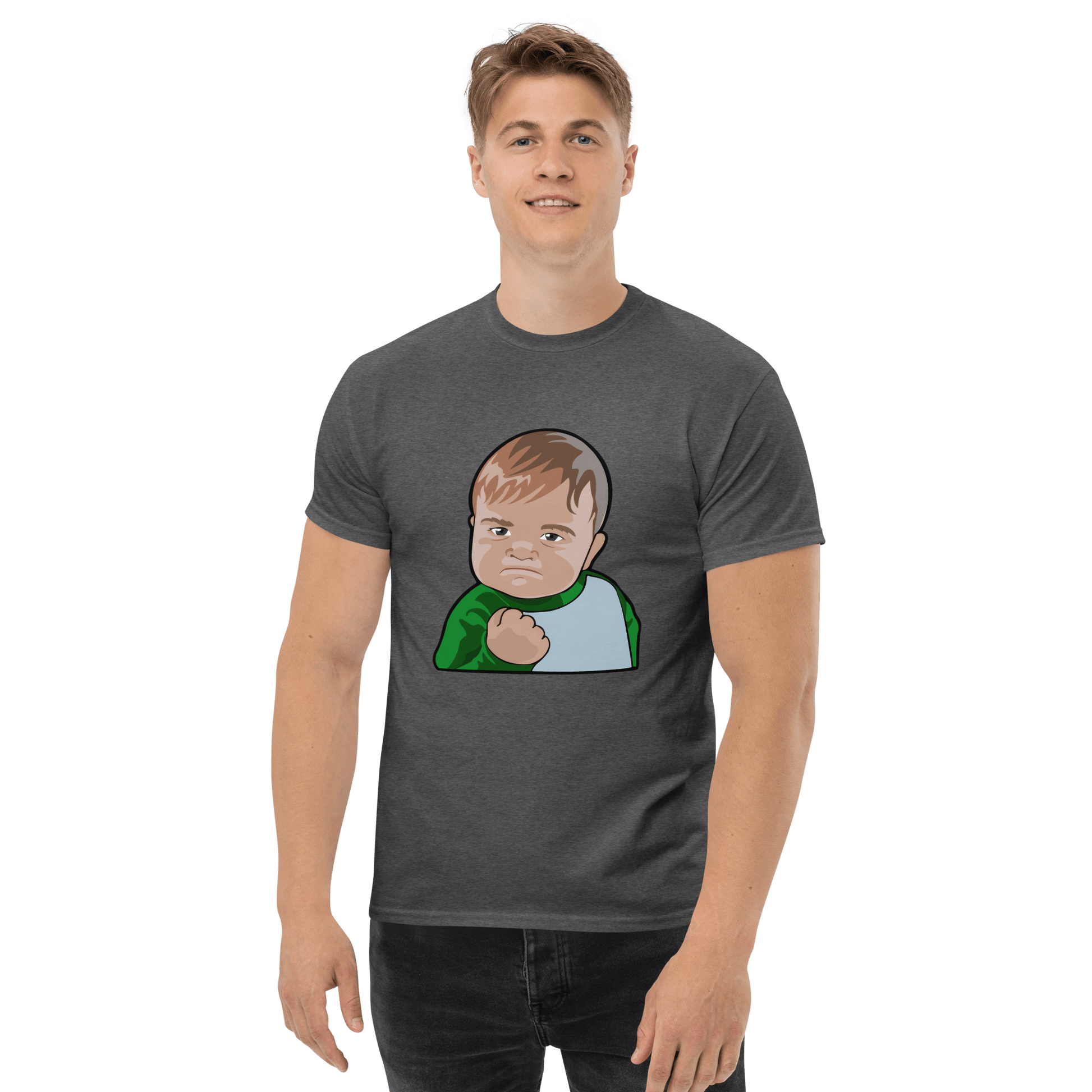 Success Kid Classic T-Shirt Meme - Royal | Shirtposting